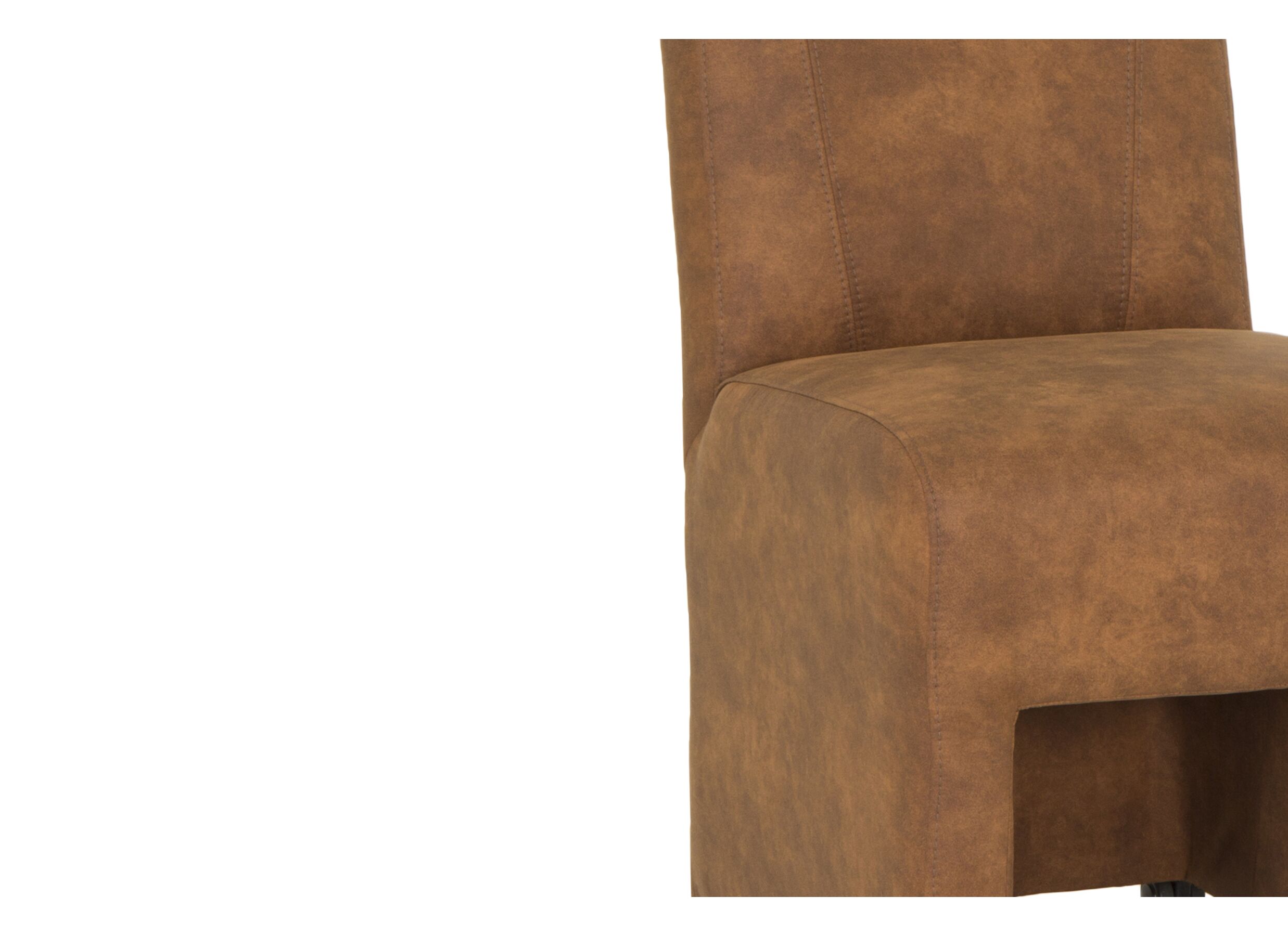 Stoel Oliver 50x70x94,5cm - stof - cognac preston