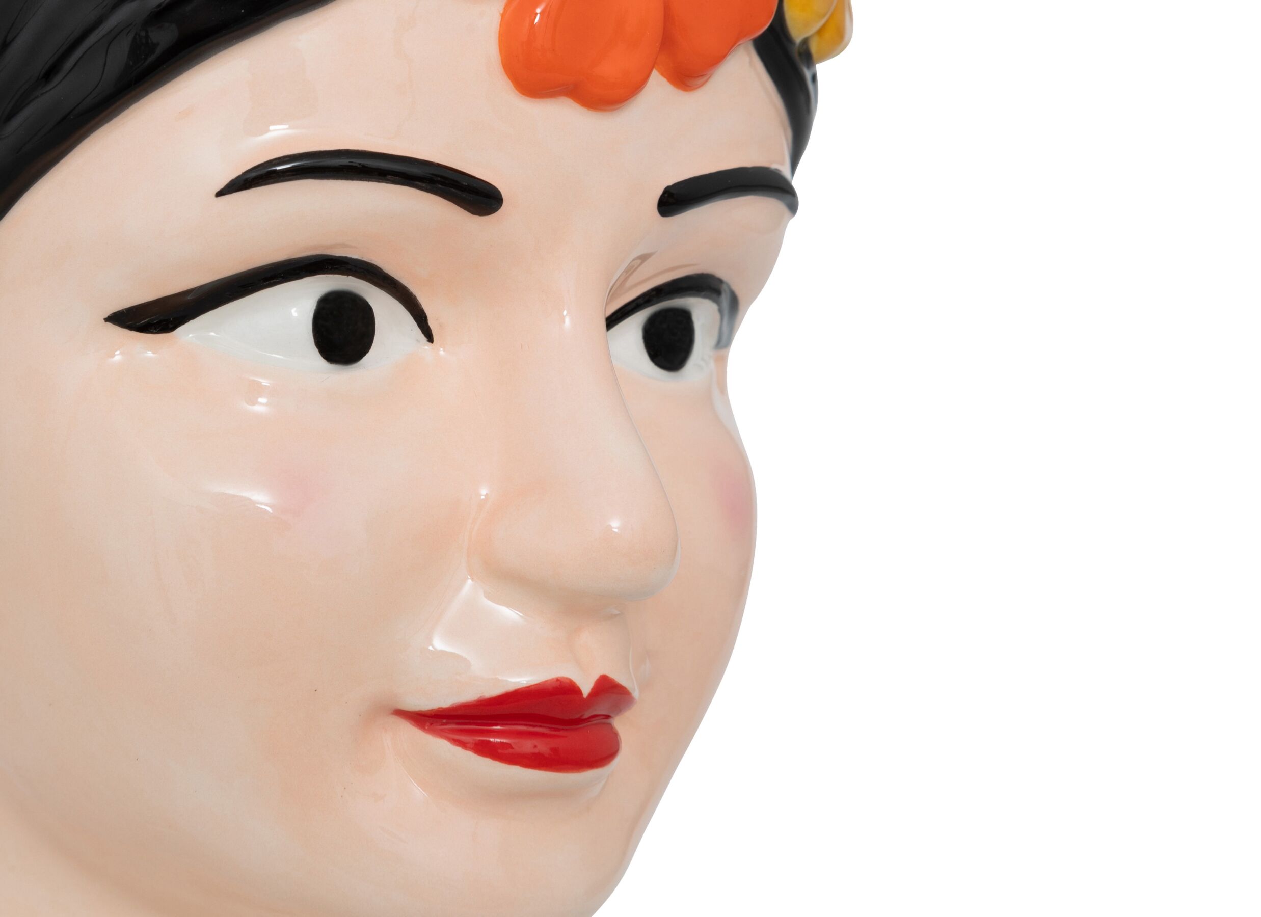 Detail - Vase Yucaton H18,2cm - céramique - multicolore