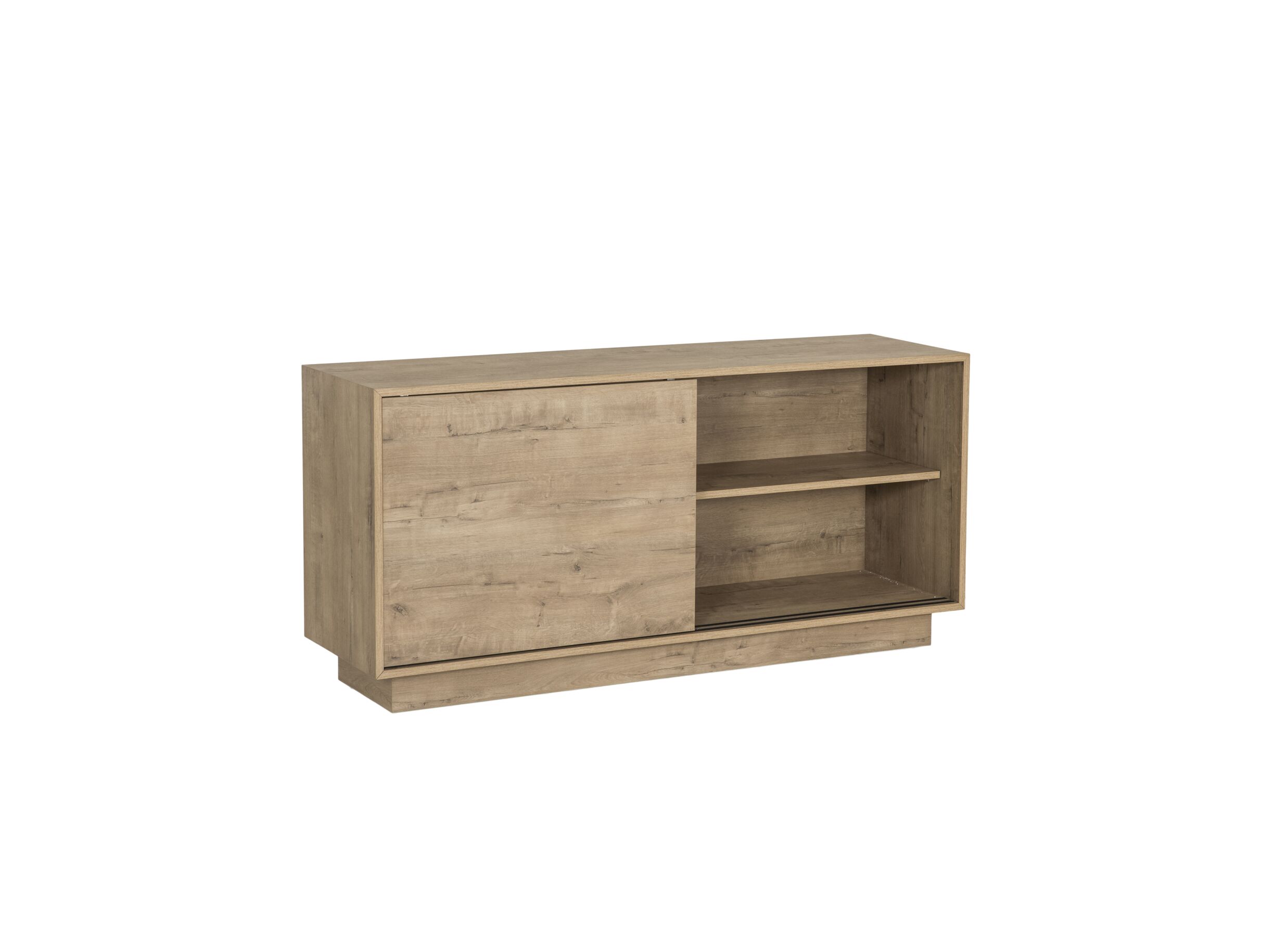 Disposition - Buffet Gates 160cm - décor chêne - naturel