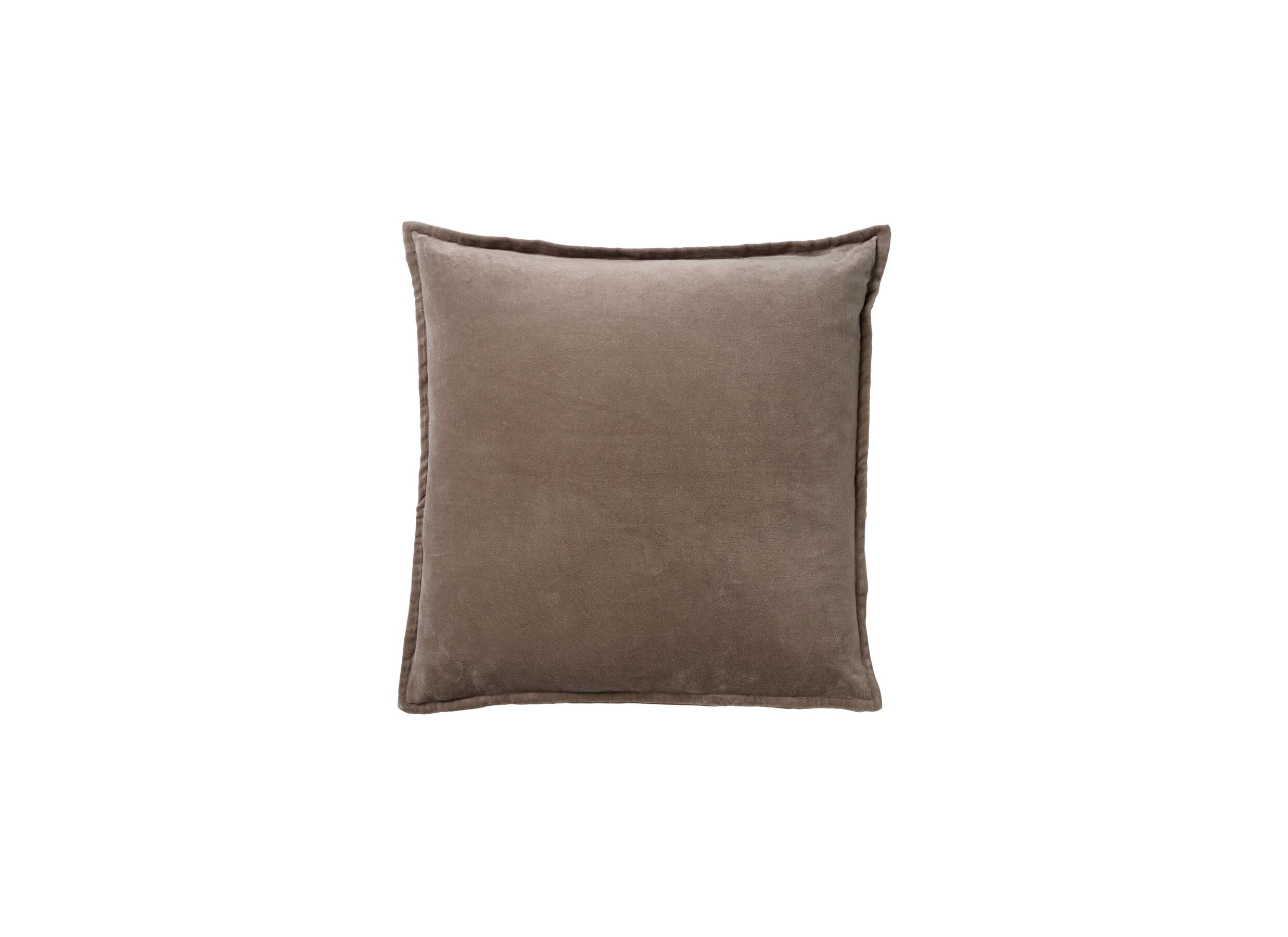 Kussen Caith 50x50cm - velours - driftwood