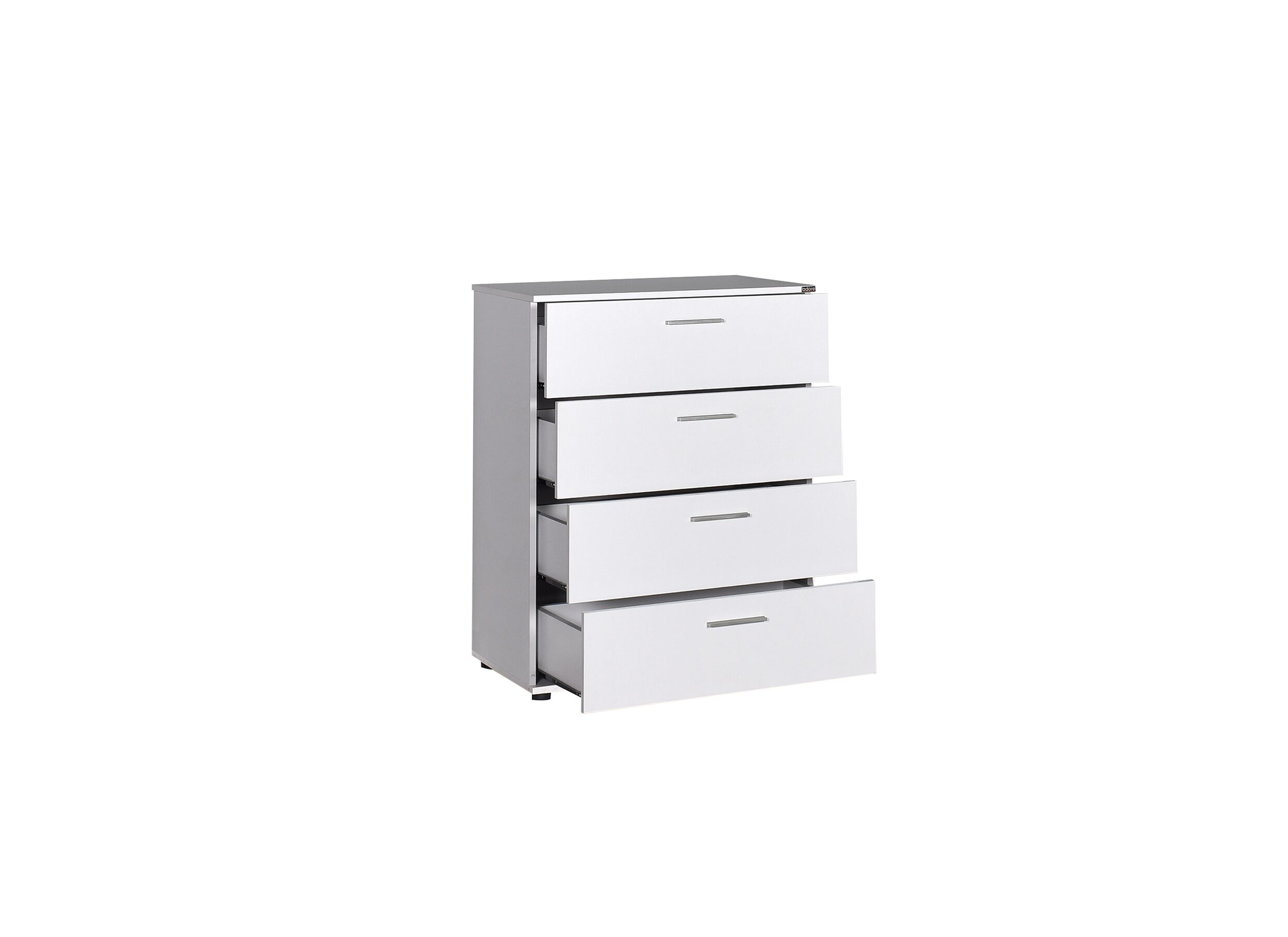 Ladekast Komodo 73x44x96cm - melamine - wit