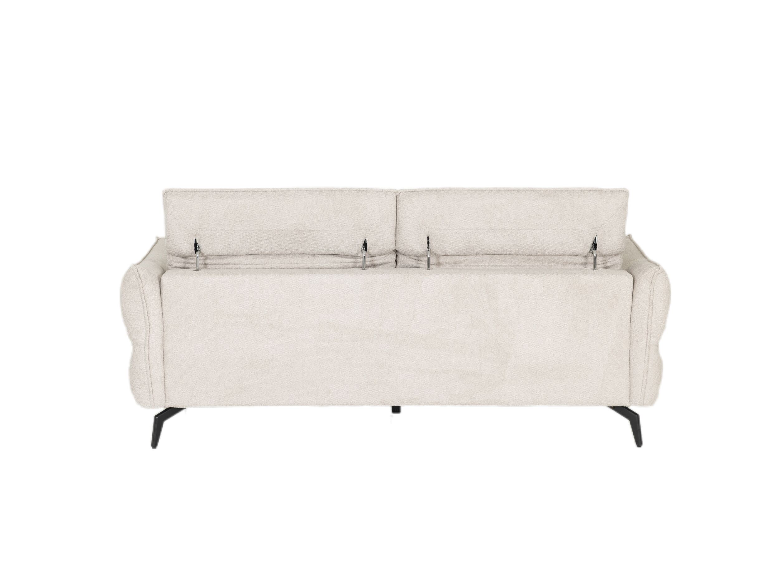 Overzichtsfoto - Zetel Lando 3-zit - stof - off white