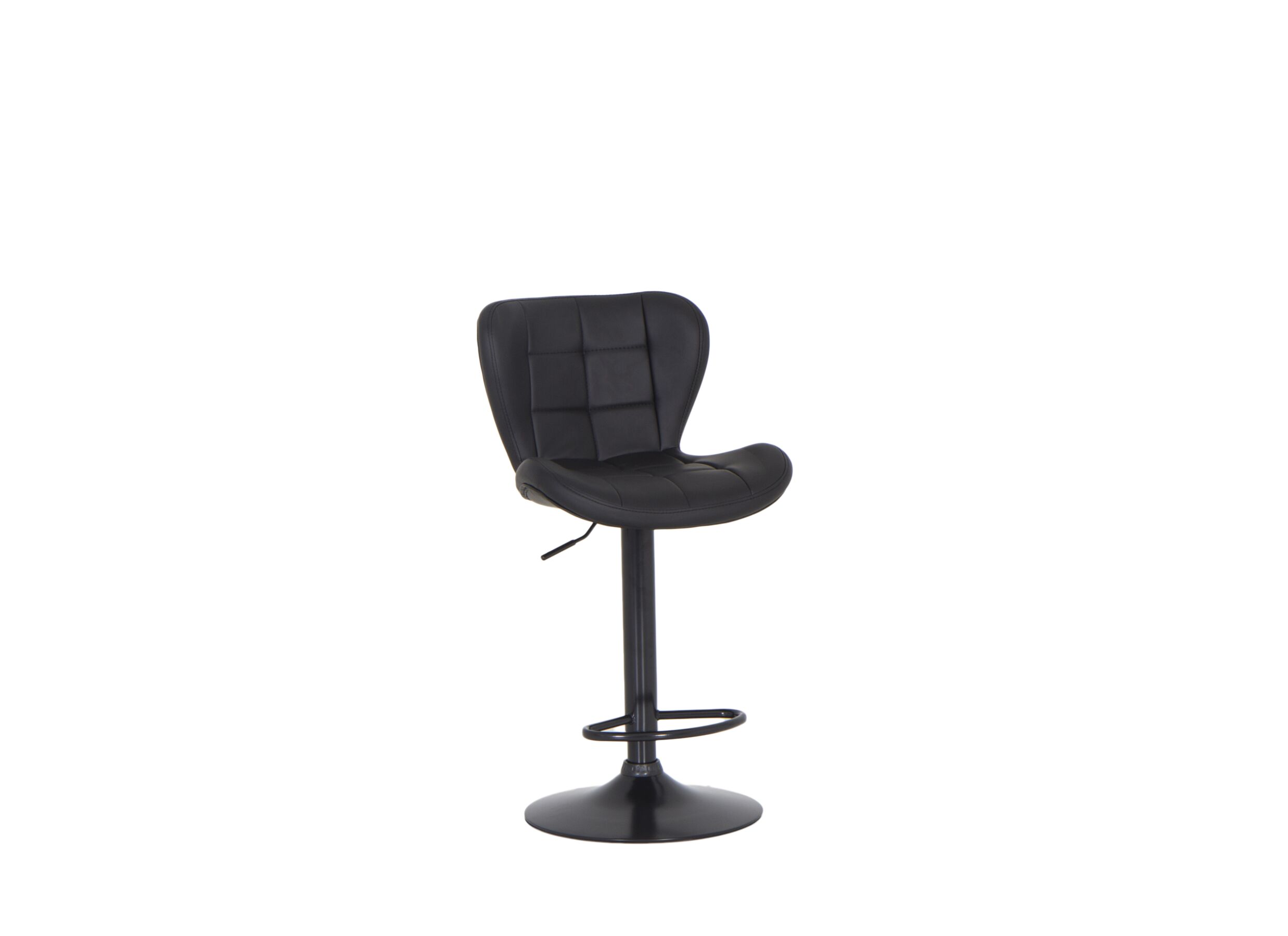 Detail - Chaise de bar Vaillant HA61cm similicuir noir