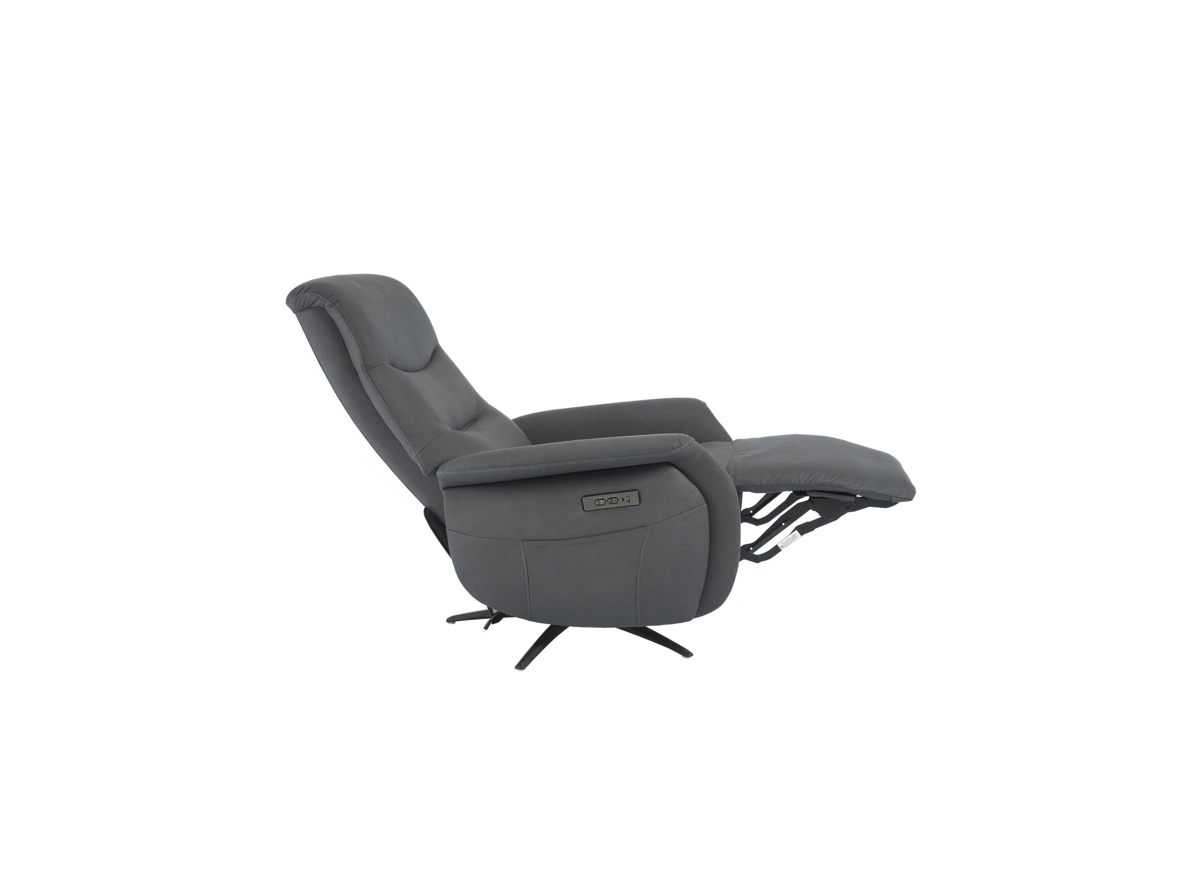 Aperçu - Fauteuil relax Bromo électrique - fibre polyester - noir