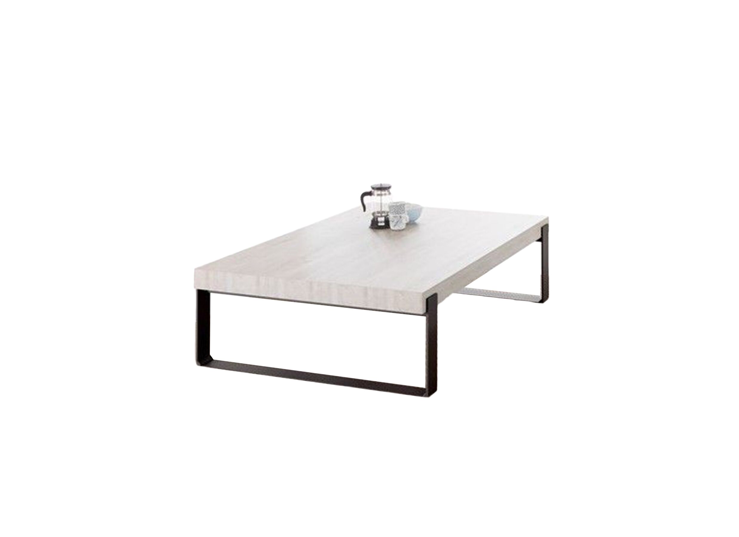 Plus Important - Table basse Lucca gris brun