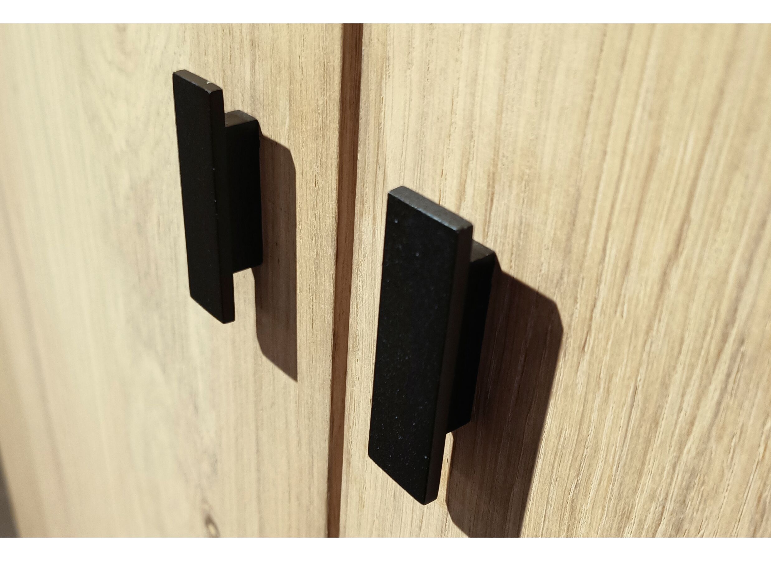 Detail - Garde-robe Holmes 50cm - MDF - chêne