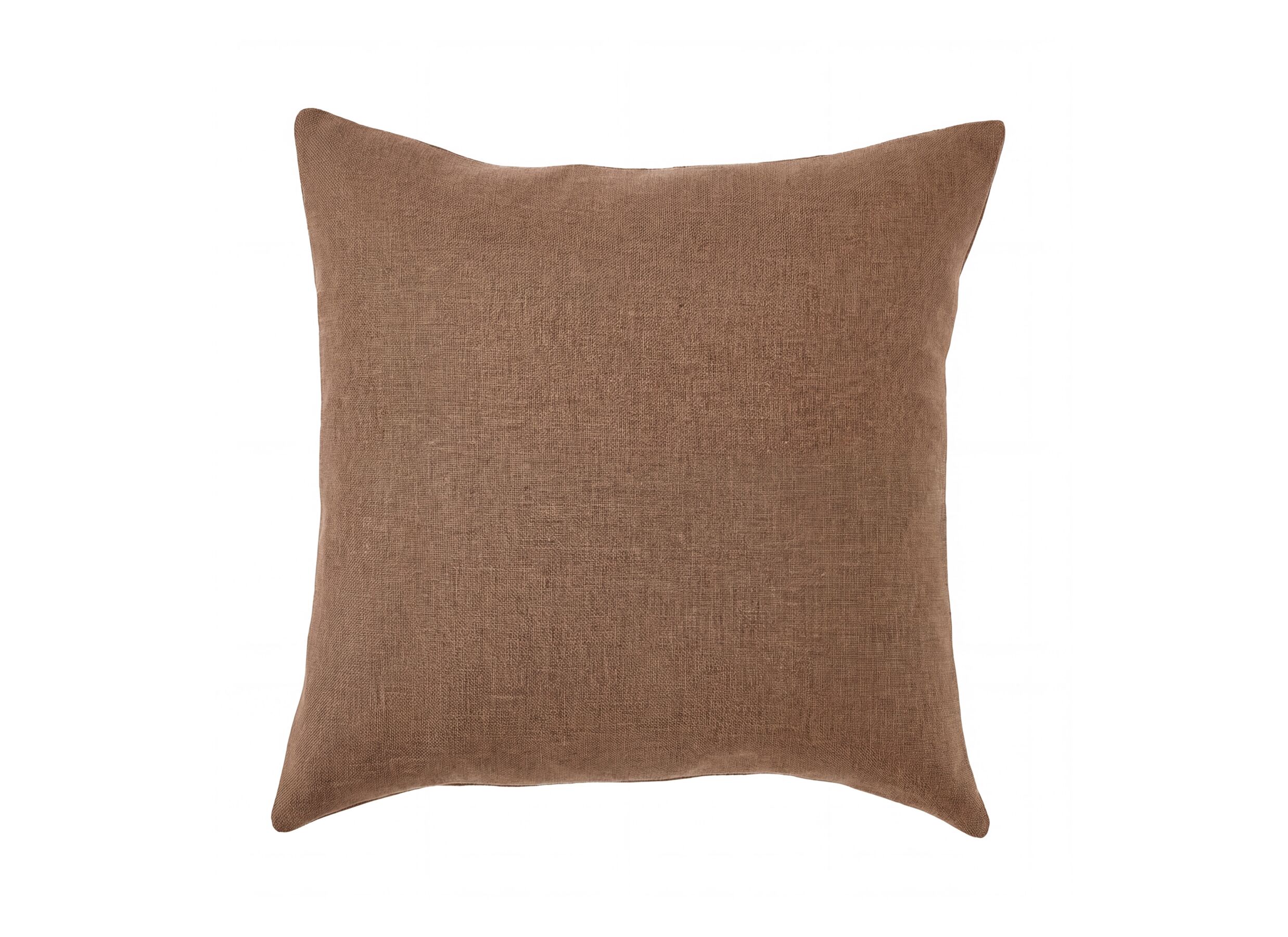 Plus Important - Housse de coussin Caden 45x45cm - polyester - marron