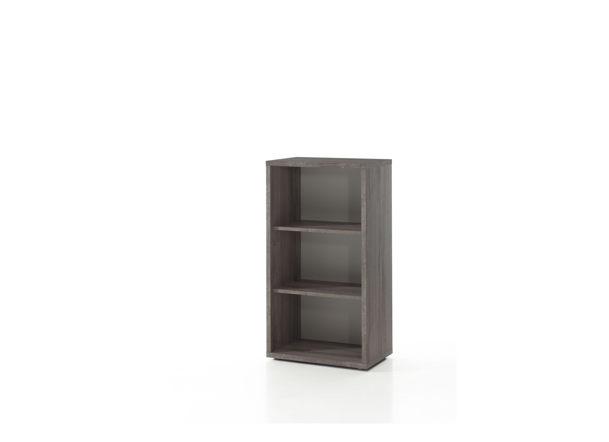 Plus Important - Bibliothèque Pronto 2 60x40x112cm - mélamine - sherman gris