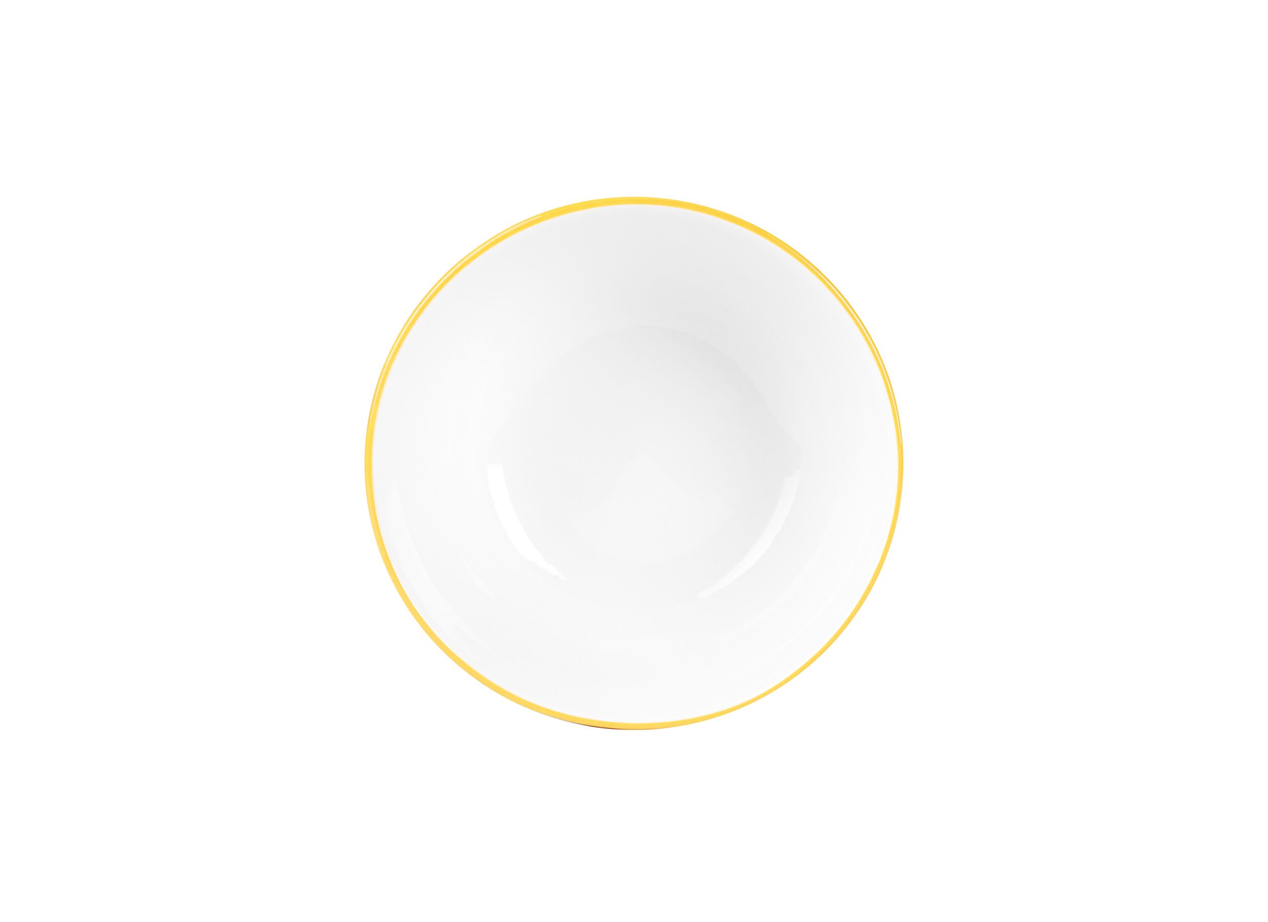 Overzichtsfoto - Kom Cabana Ø14,3cm - porselein - geel