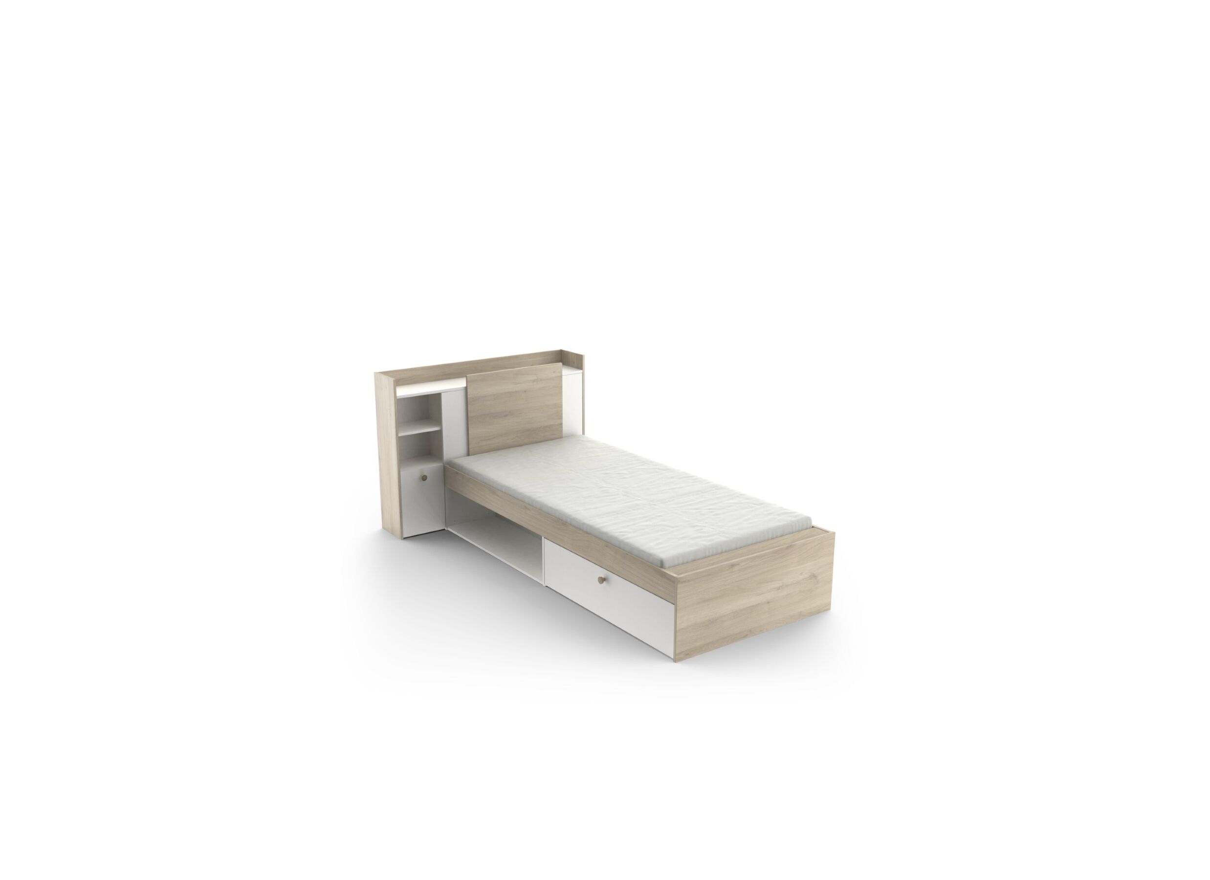 Lit Life 90x190/200cm avec rangement
