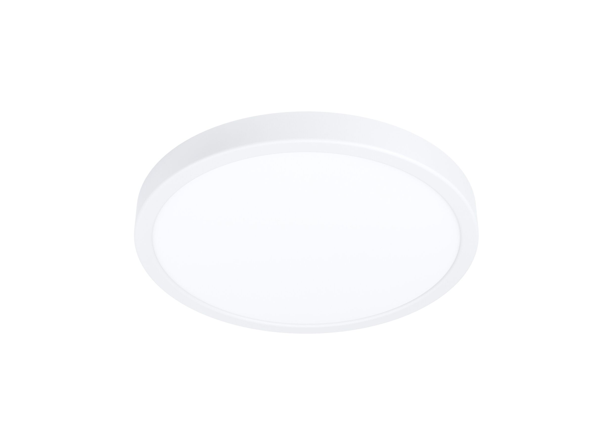 Plafondlamp Fueva 5 Ø28 - Plafonnier Fueva 5 Ø28,5cm 20,5W LED acier blanc