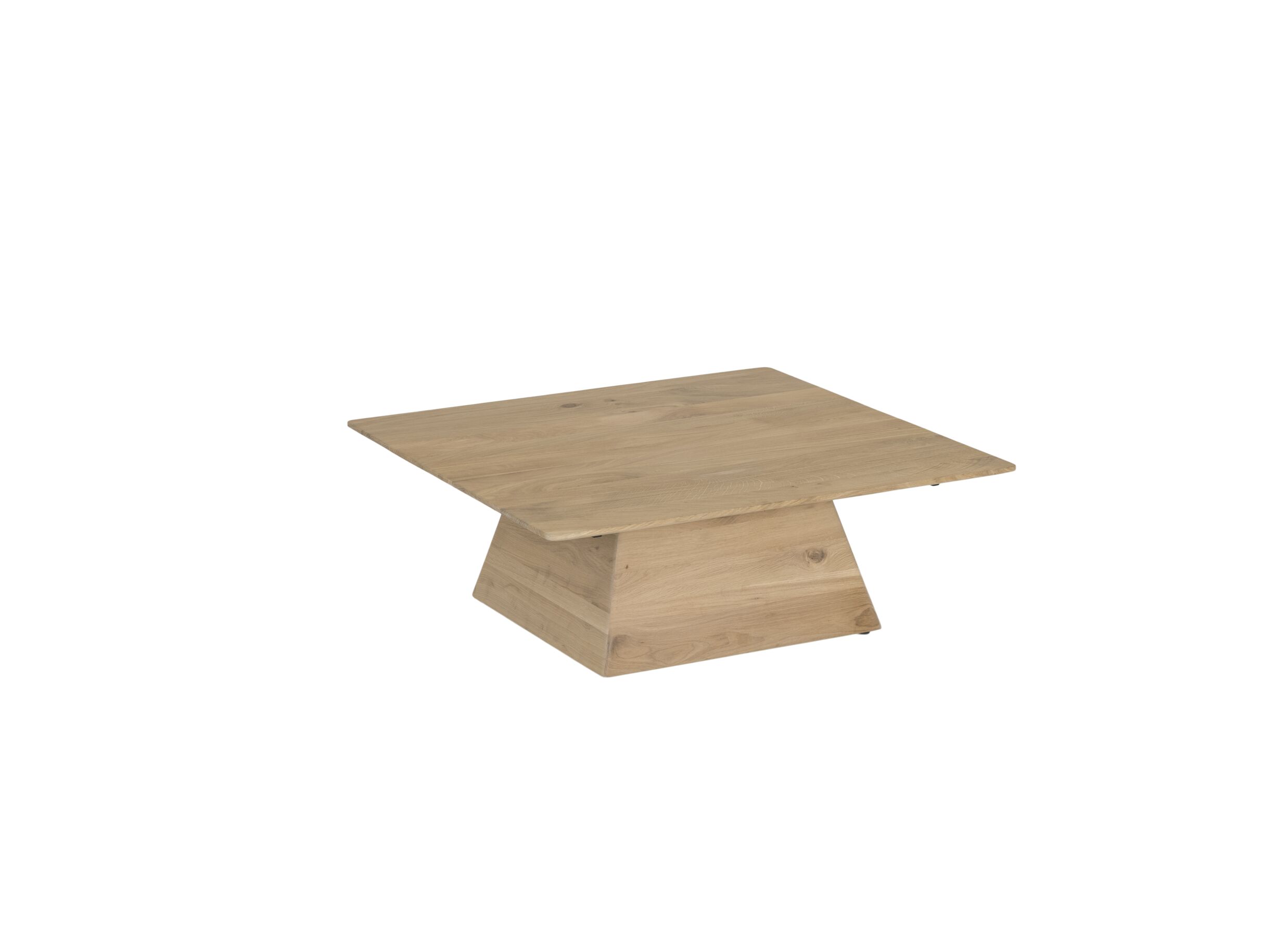 Table basse Float chêne massif carré - Table basse Float 80x80x30cm chêne massif - naturel