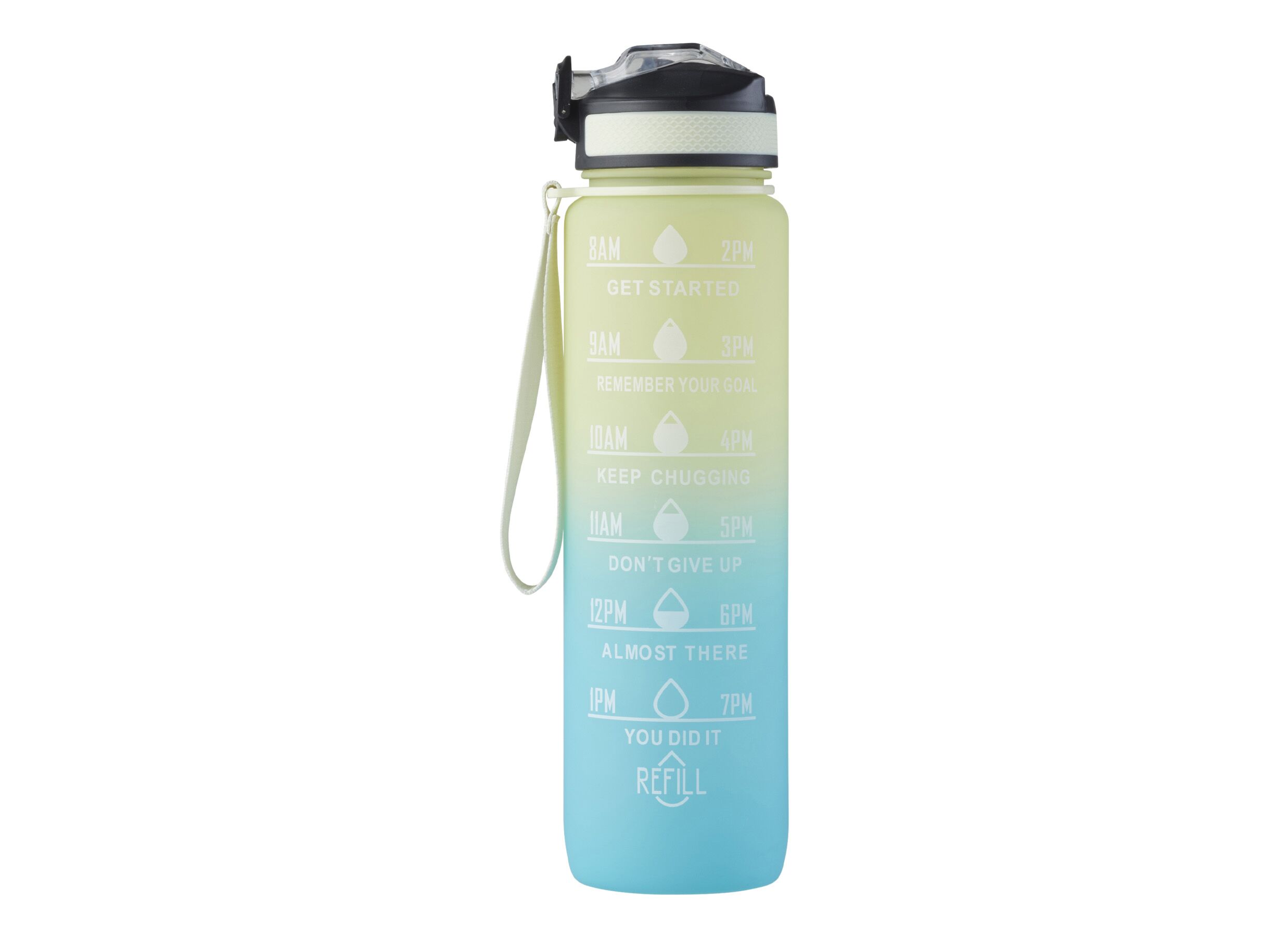 Overzichtsfoto - Drinkfles Sport 1L - kunststof - multicolor