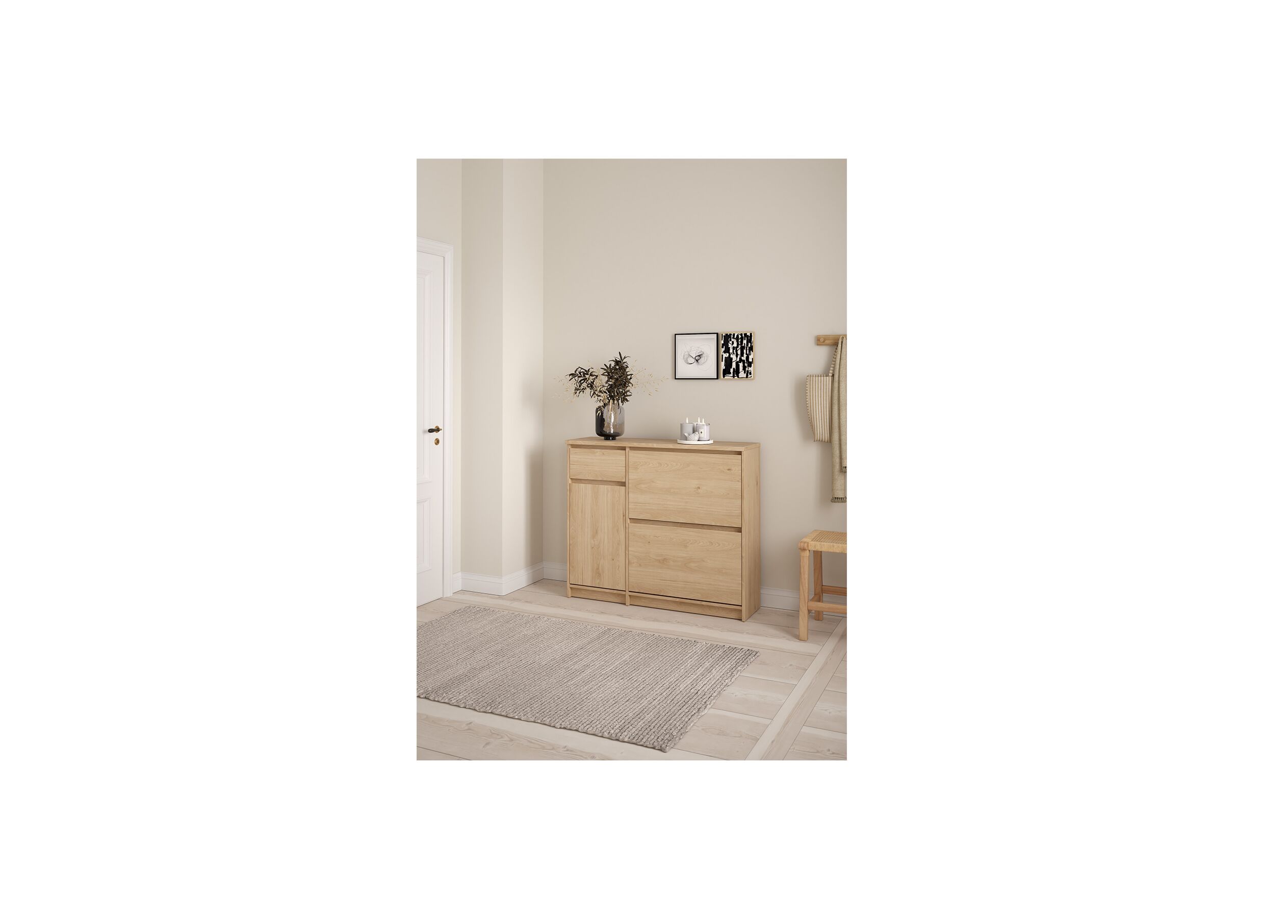 Armoire à chaussures Naia 109x32x93cm