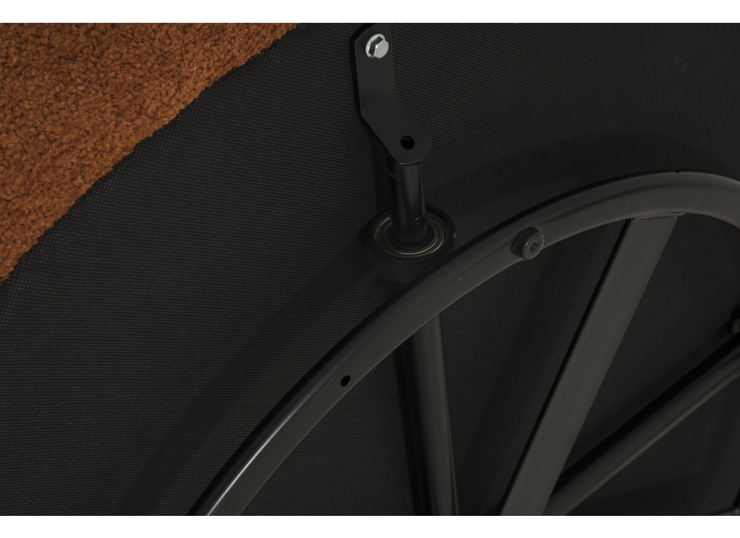 Detail - Fauteuil pivotant Lepanto tissu - sunglow orange