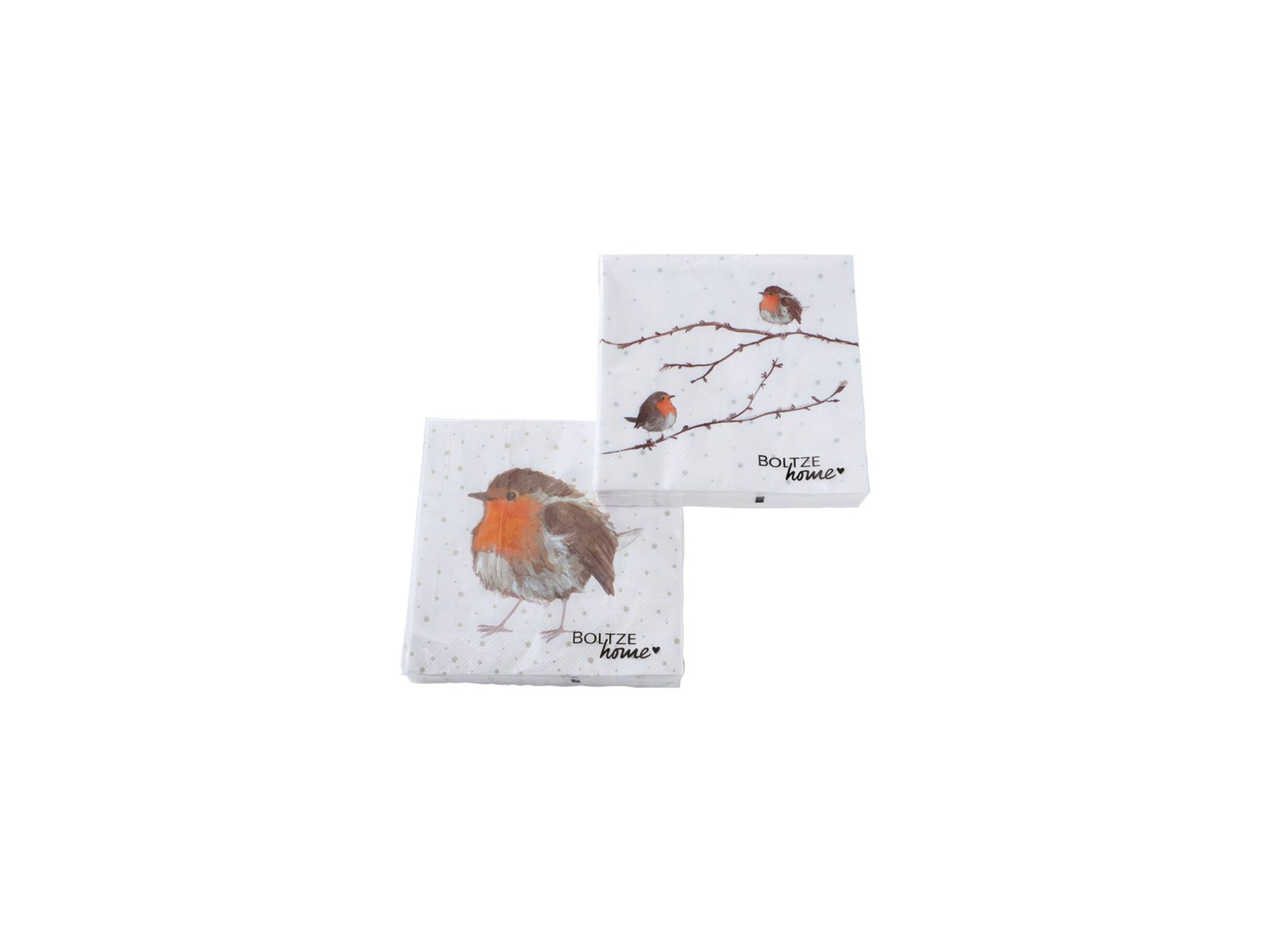 Serviette Robin 17x17cm multicolor 20 pièces - Serviette Robin 17x17cm multicolor 20 pièces