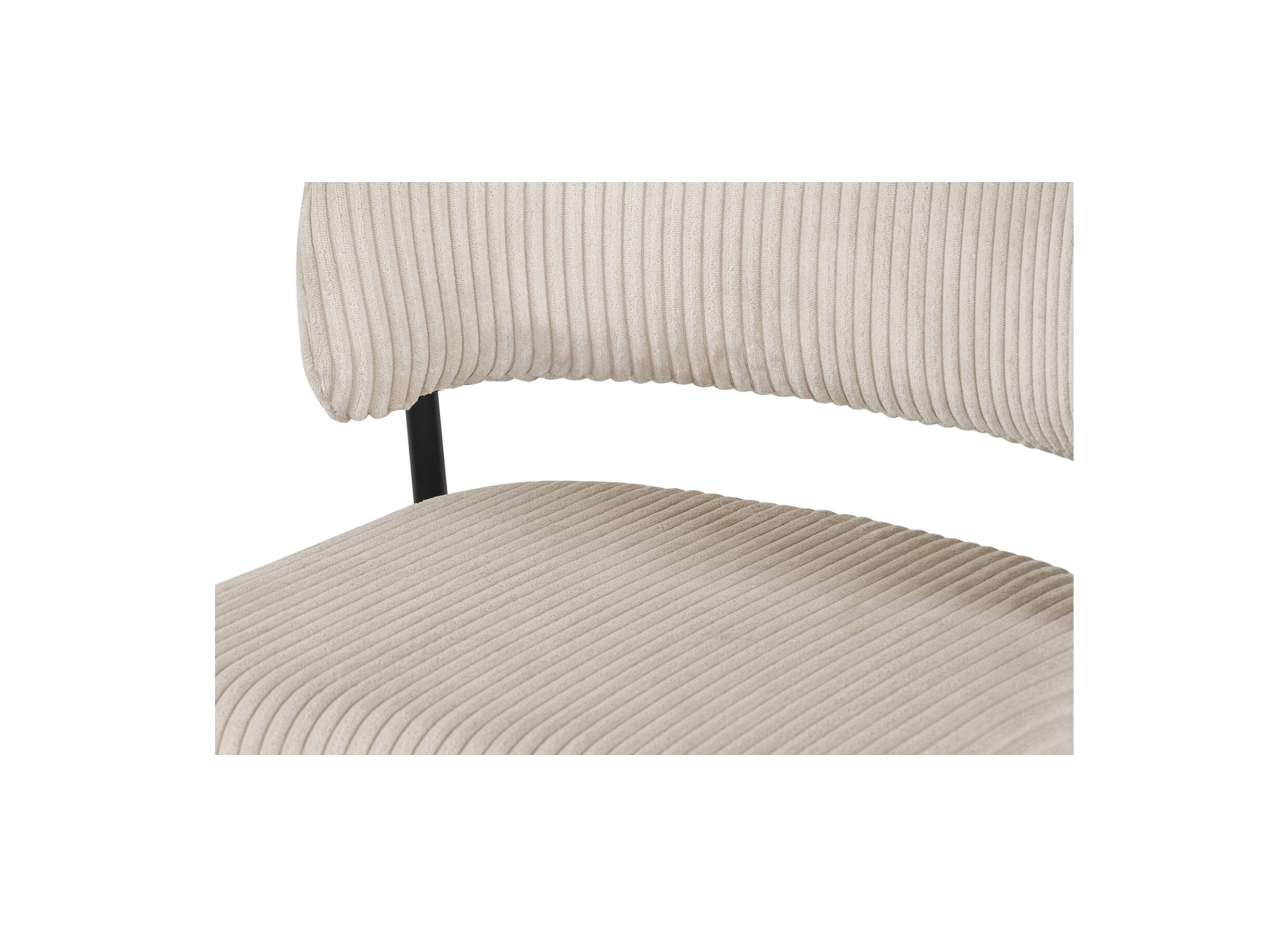 Detailfoto - Stoel Lola 60x51x81cm - stof - beige