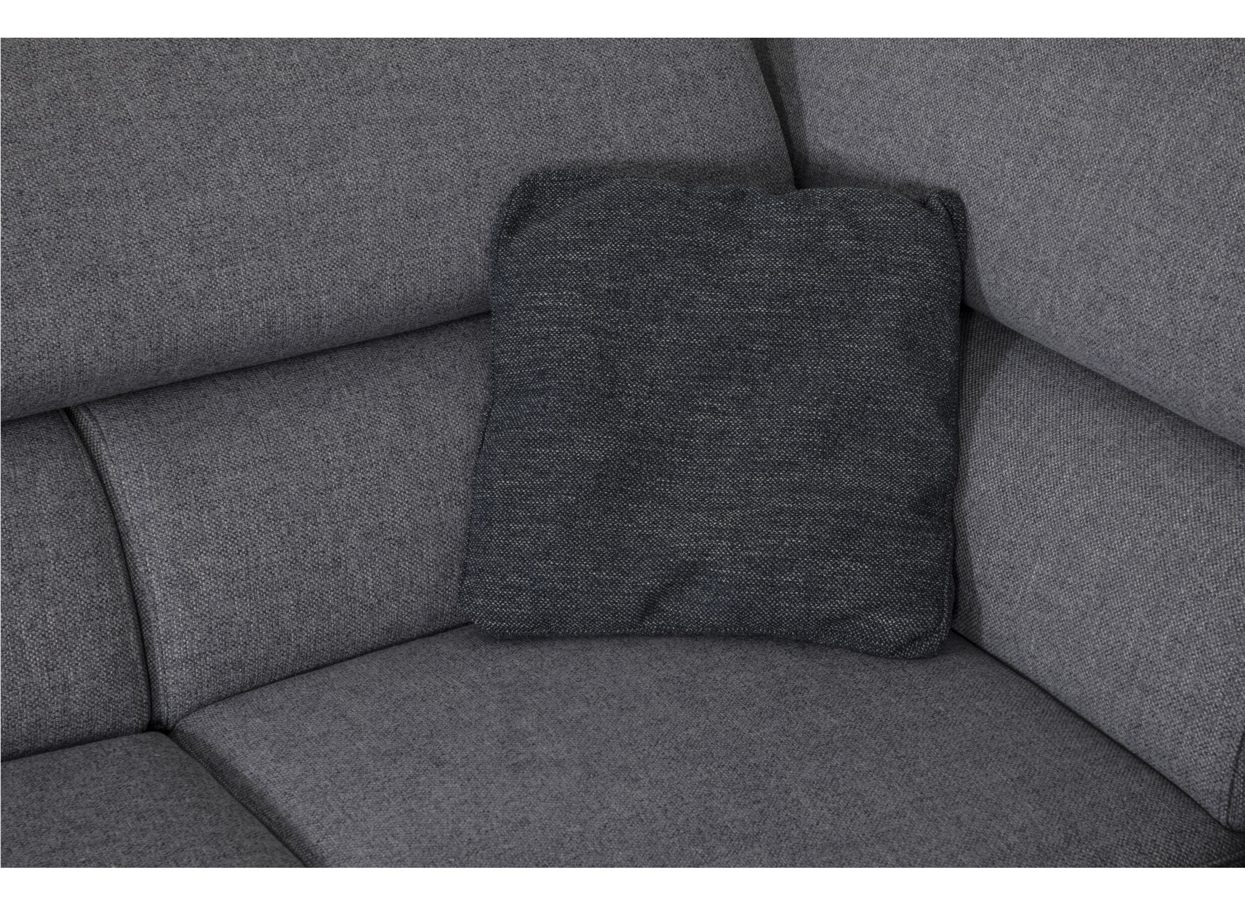 Detailfoto - Hoeksalon Milton 238x302cm - stof - castle 153 grijs met relax