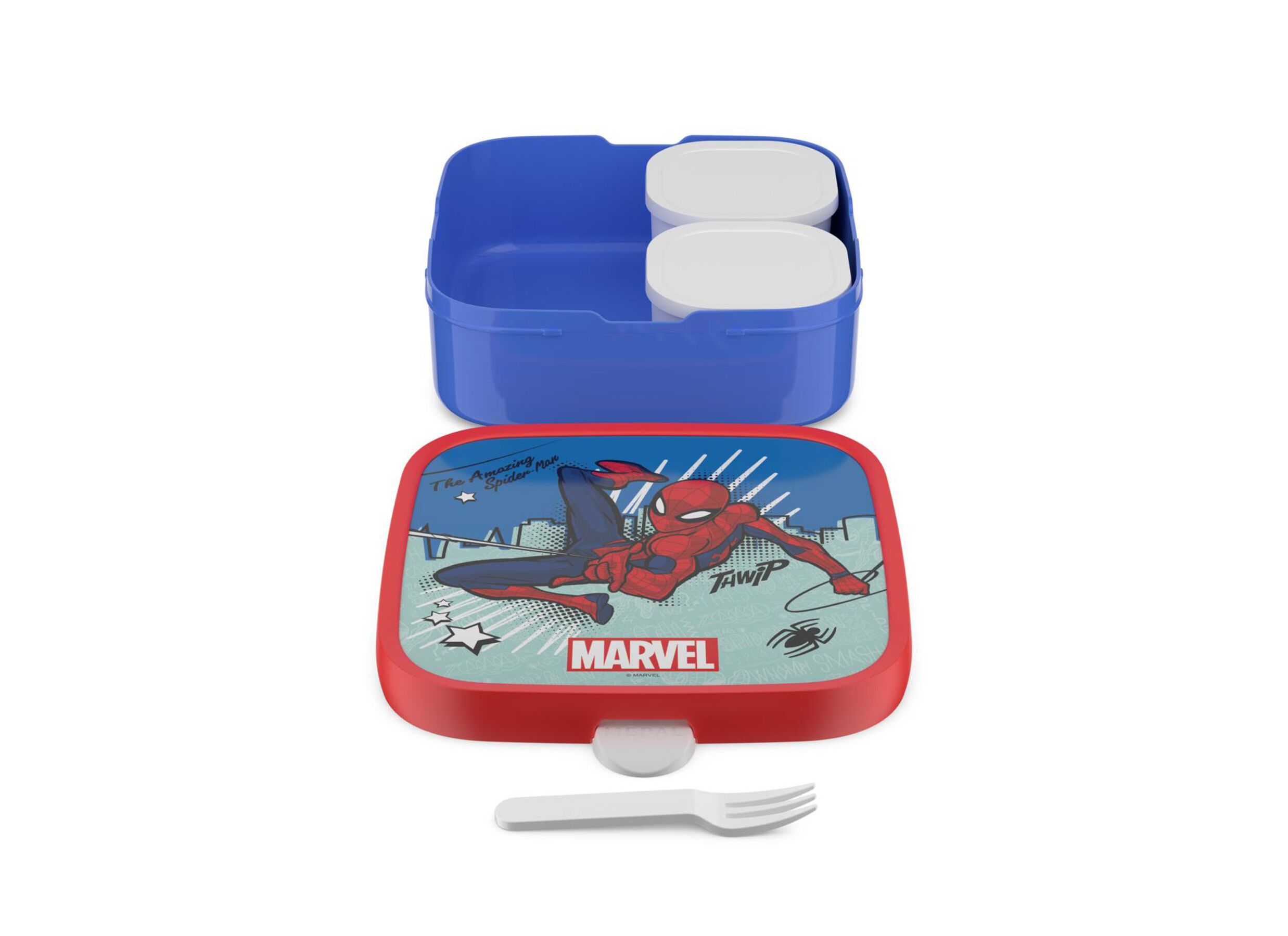 Disposition - Lunch box Bento grand Campus 1250ml - plastique - spiderman