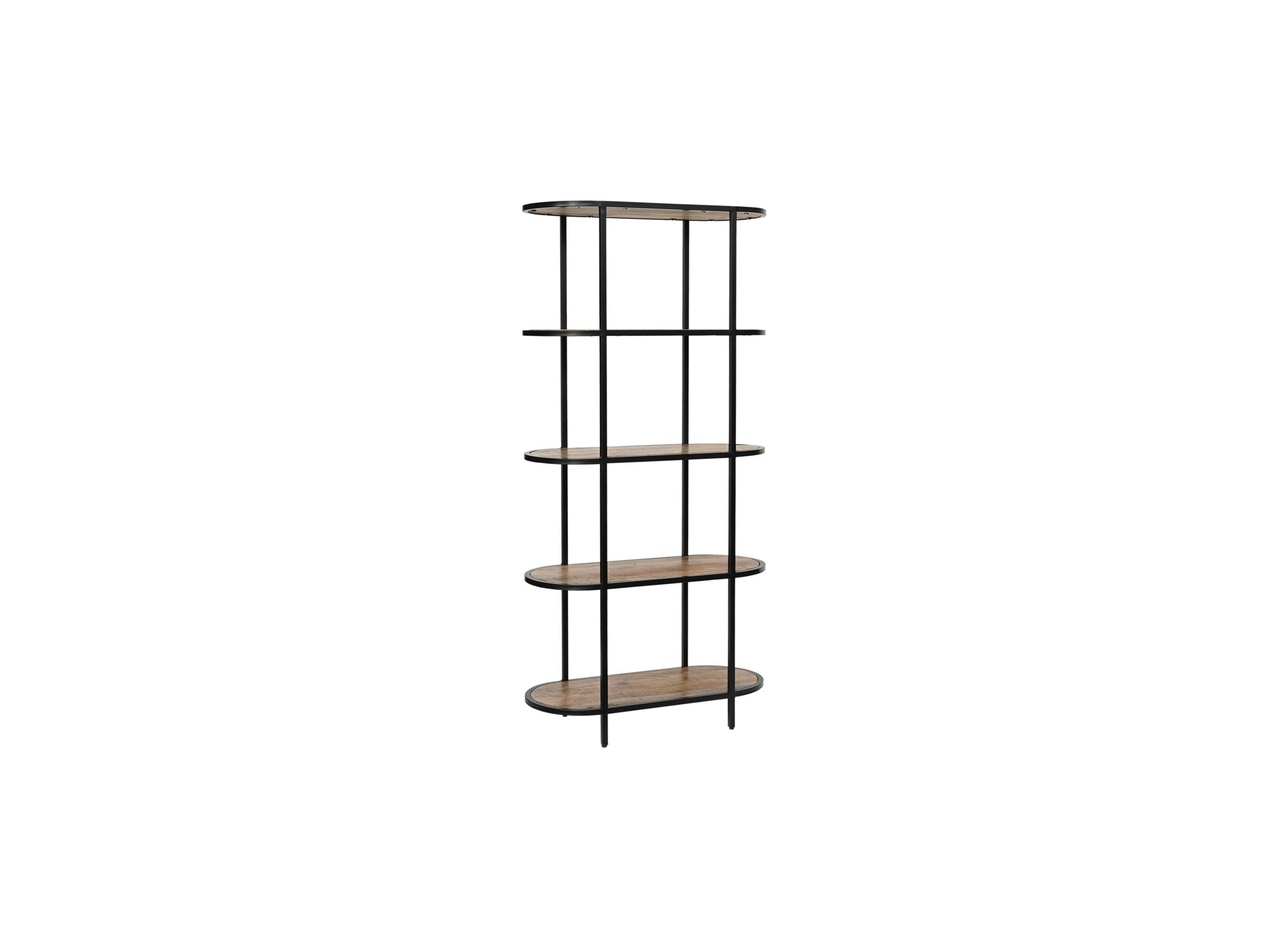 Hoofdfoto - Boekenrek Origano 90x40x180cm - mango massief - bruin