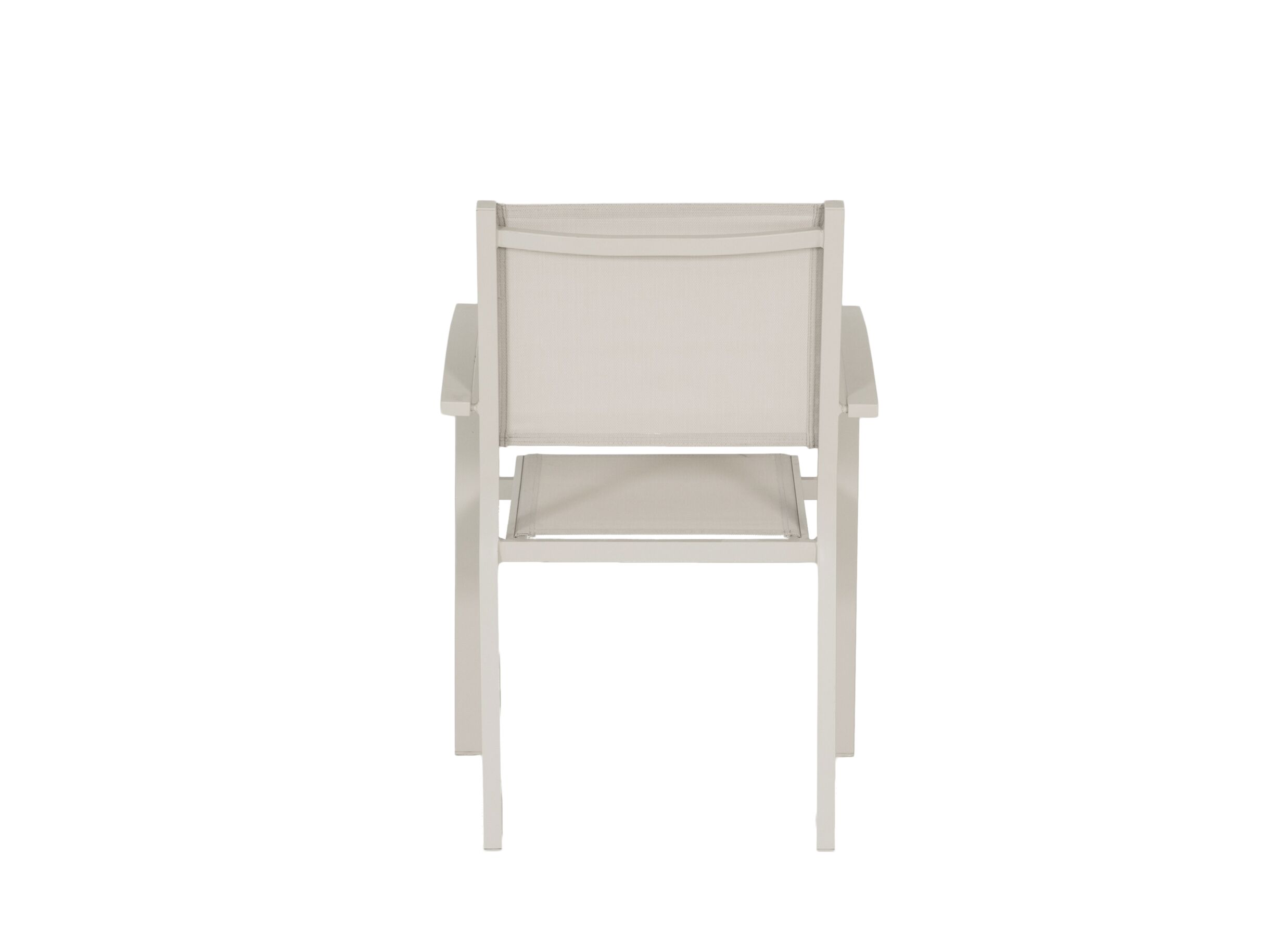 Aperçu - Chaise de jardin Prayer 57x64,5x87cm - aluminium & textilène - gris