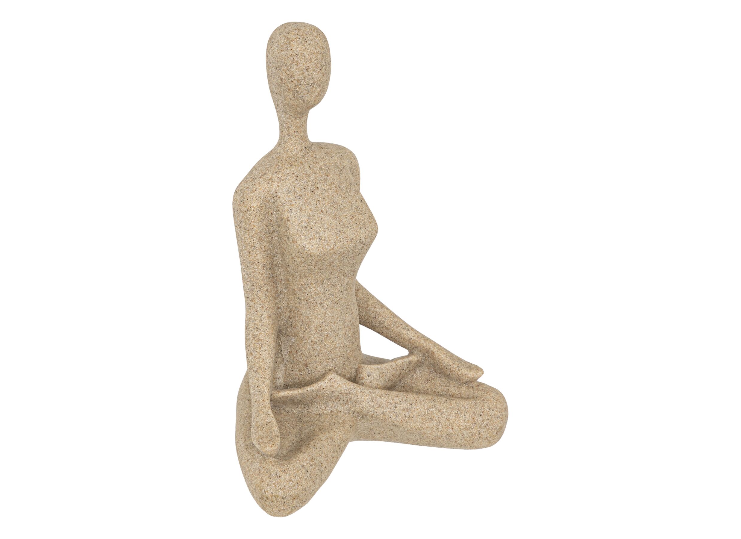 Aperçu - Déco Femme Aby H19cm - polystone - beige