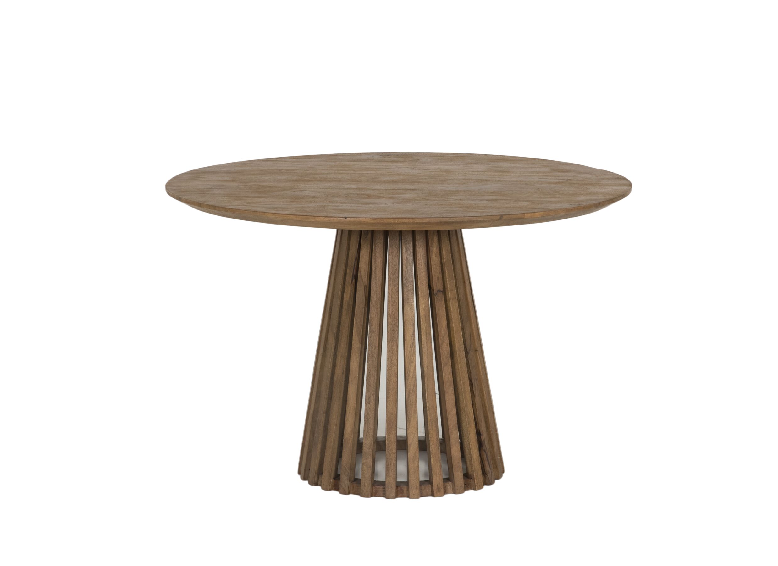 Ronde tafel Stromboli Ø120cm - mango massief - naturel - Table ronde Stromboli Ø120cm - manguier massif - naturel
