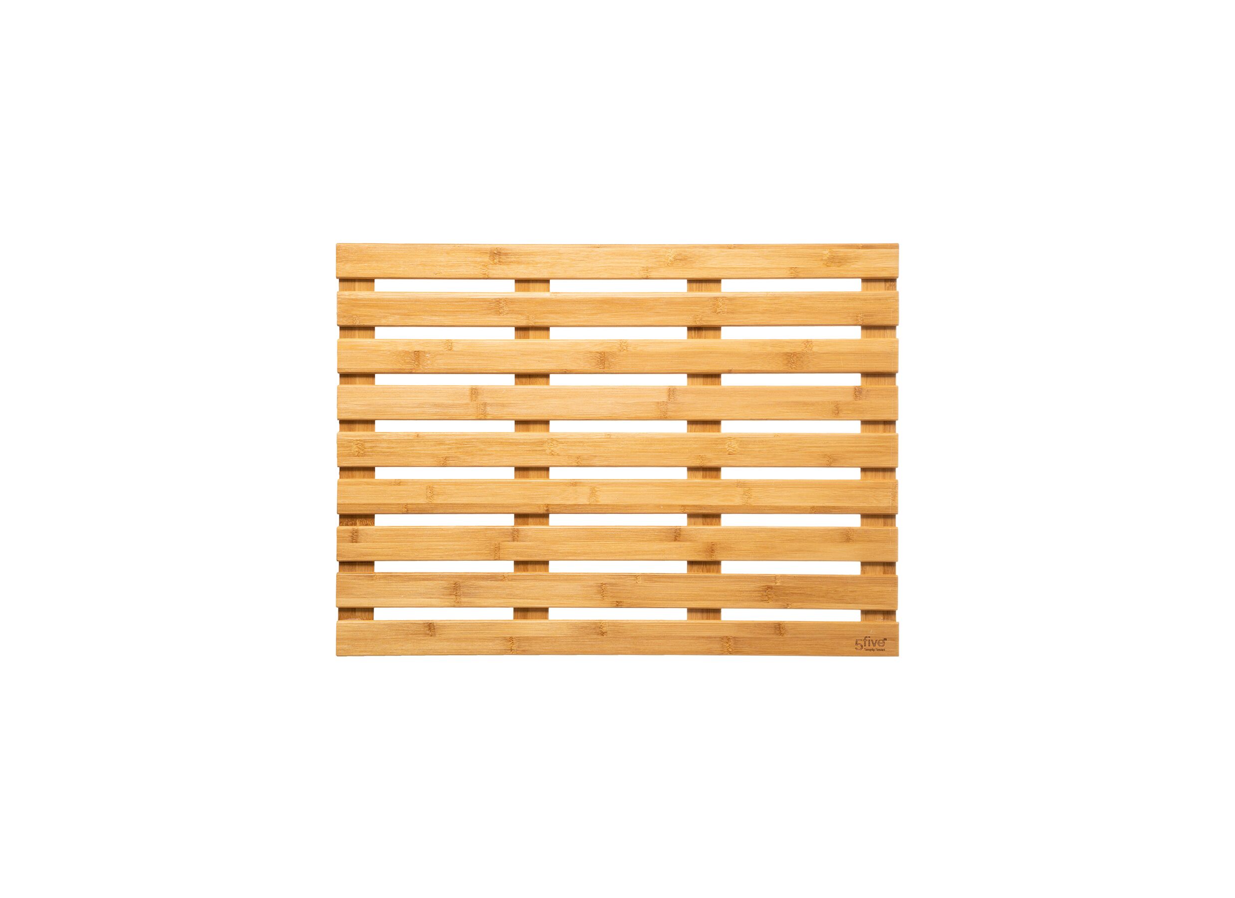 Tapis de bain 68x50cm large bambou - Tapis de bain 68x50cm large bambou