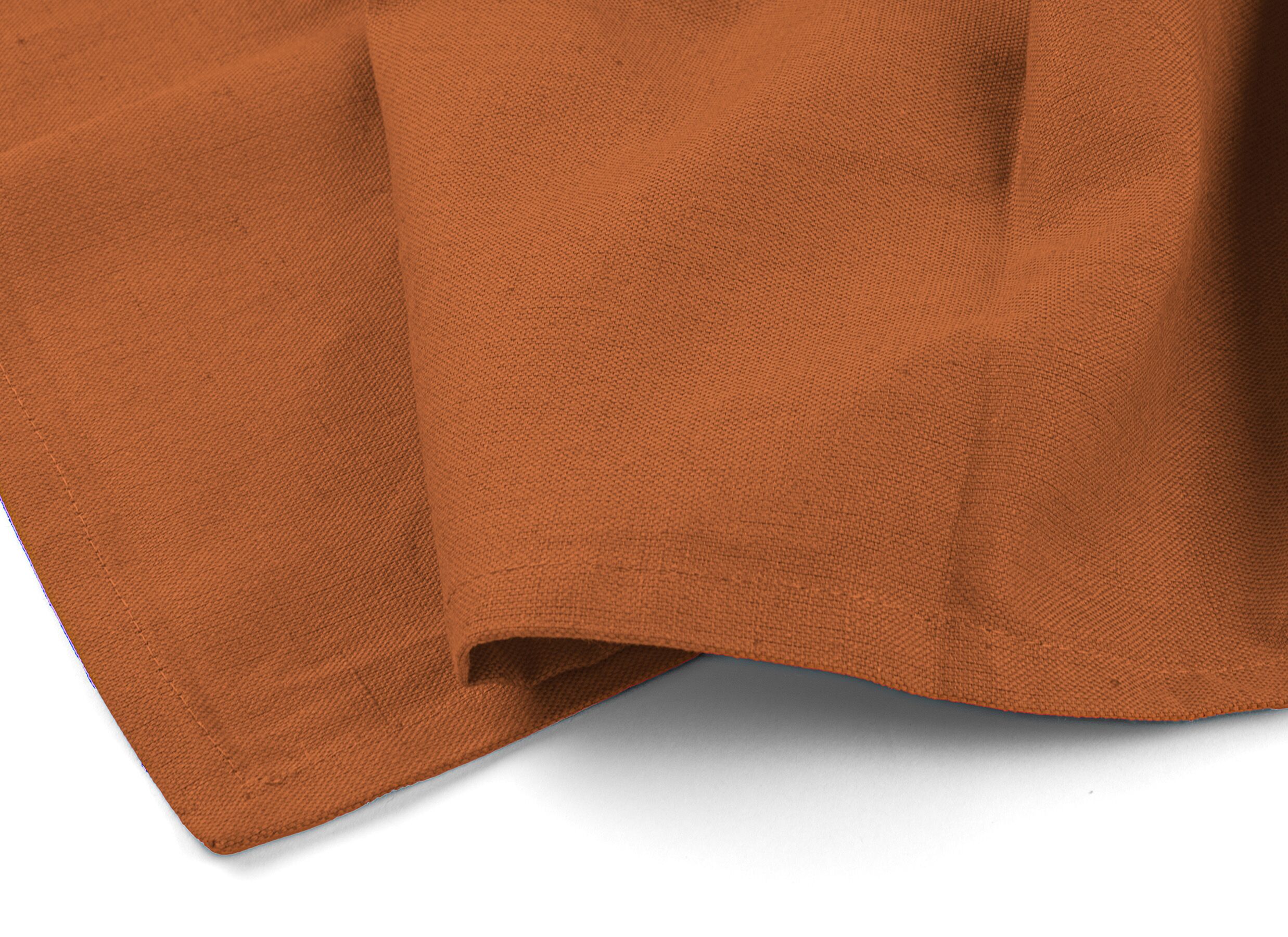 Detail - Nappe WOW Essence Henna 2pc 150x250cm - coton & lin - marron