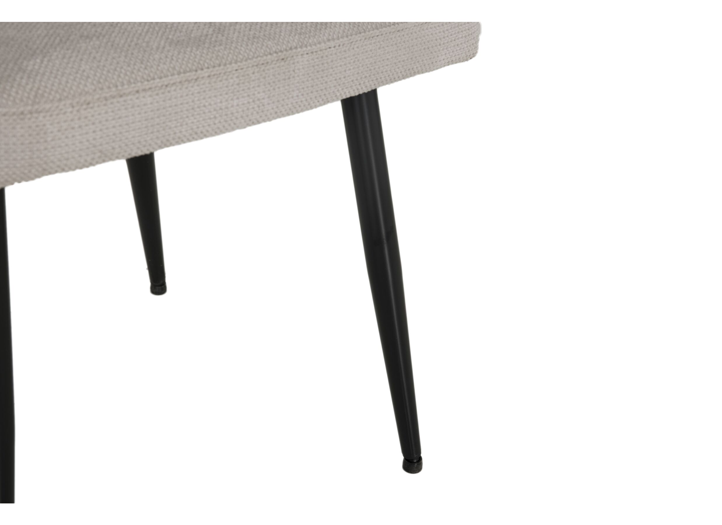Chaise Daly 55x60x86cm - fibre polyester - beige