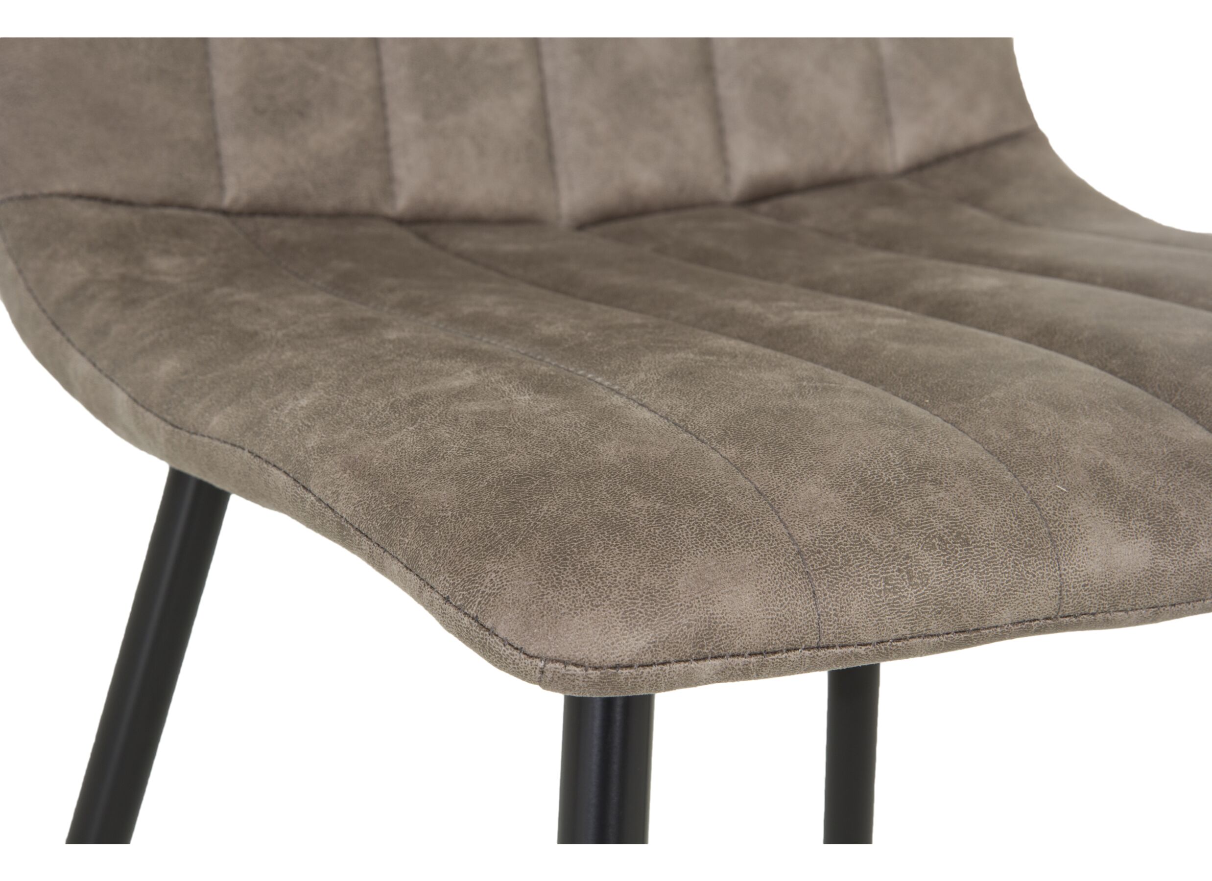 Detailfoto - Stoel Dublin stof taupe