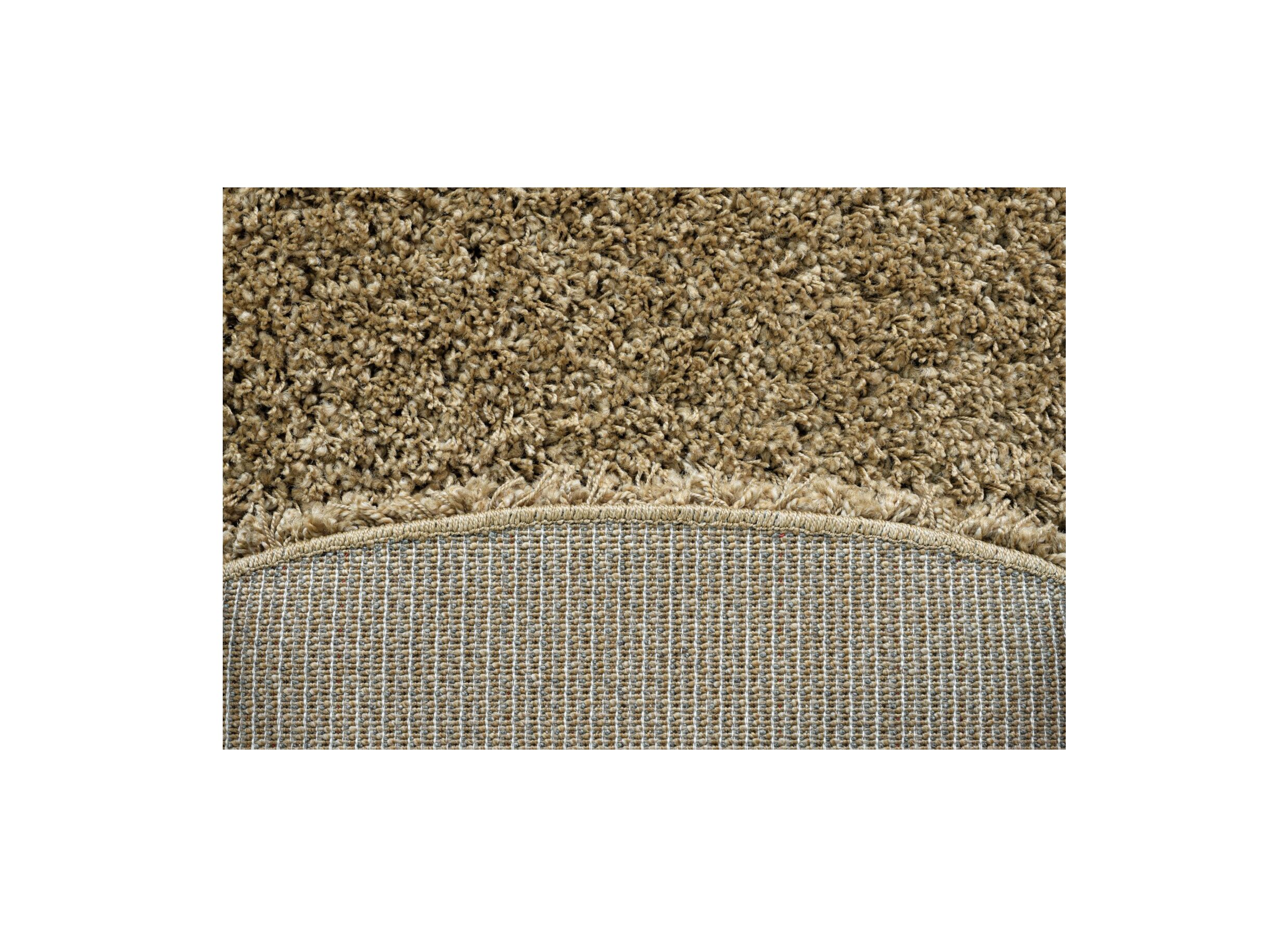 Detail - Tapis rond Twister Ø160cm - polyropylène - or
