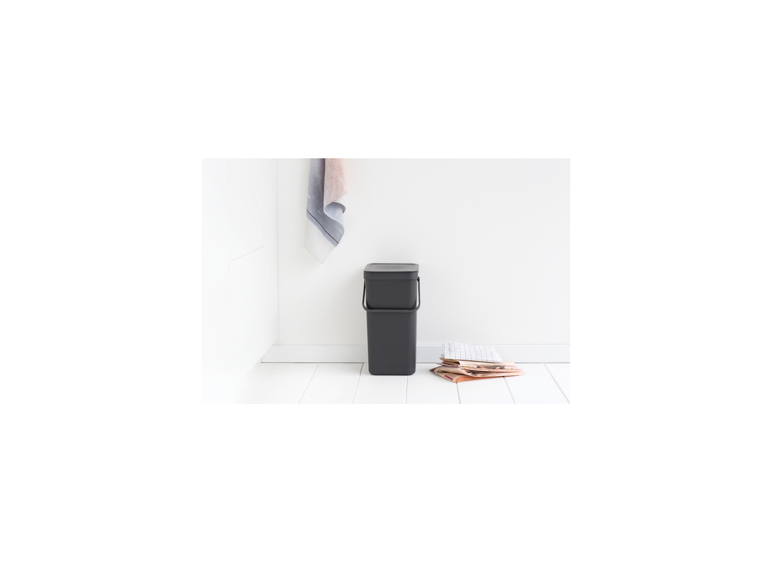 Vuilbak Sort & Go Brabantia 16L grijs