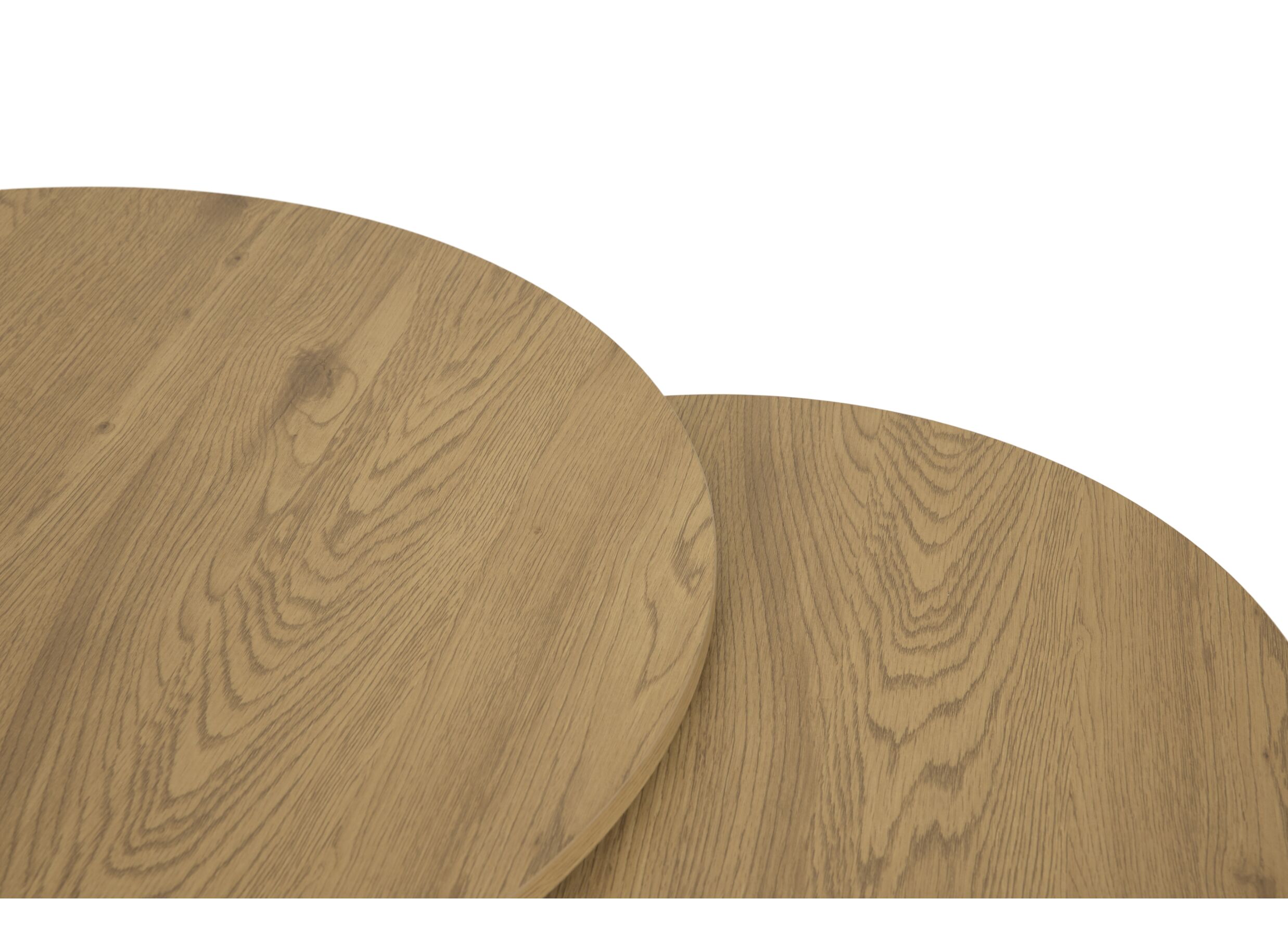 Detail - Table basse Sunrise lot de 2- MDF mélamine - chêne