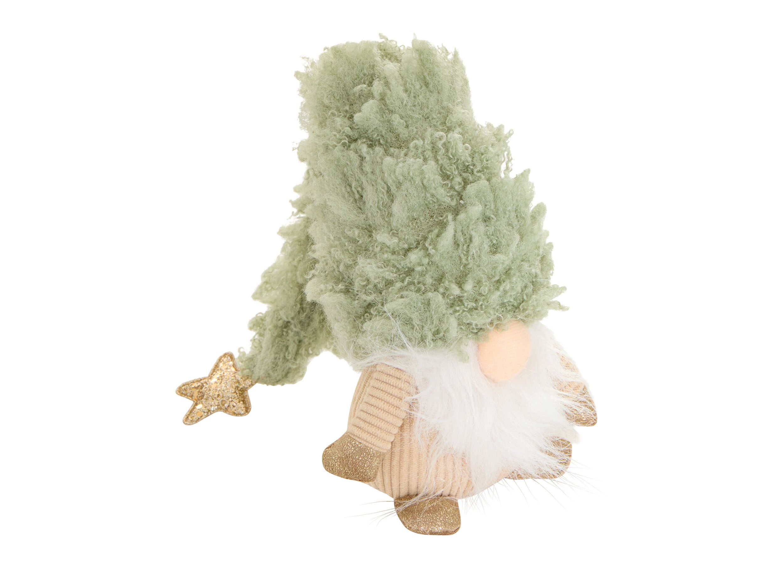 Hoofdfoto - Kerstdecoratie Gnoom H35cm - stof - multicolor