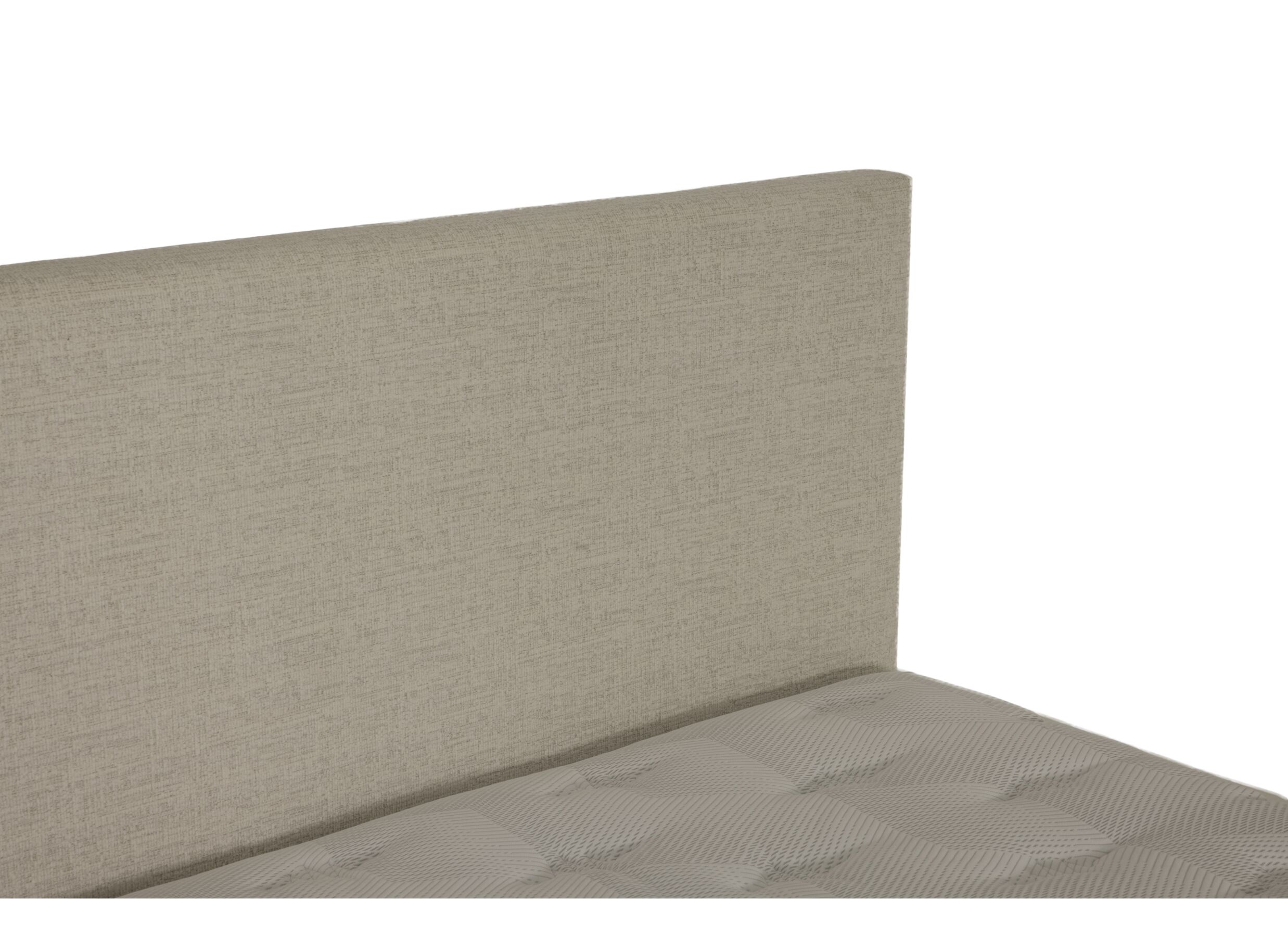 Detailfoto - Boxspring Kingstyle 140x200cm - stof - beige met opbergruimte