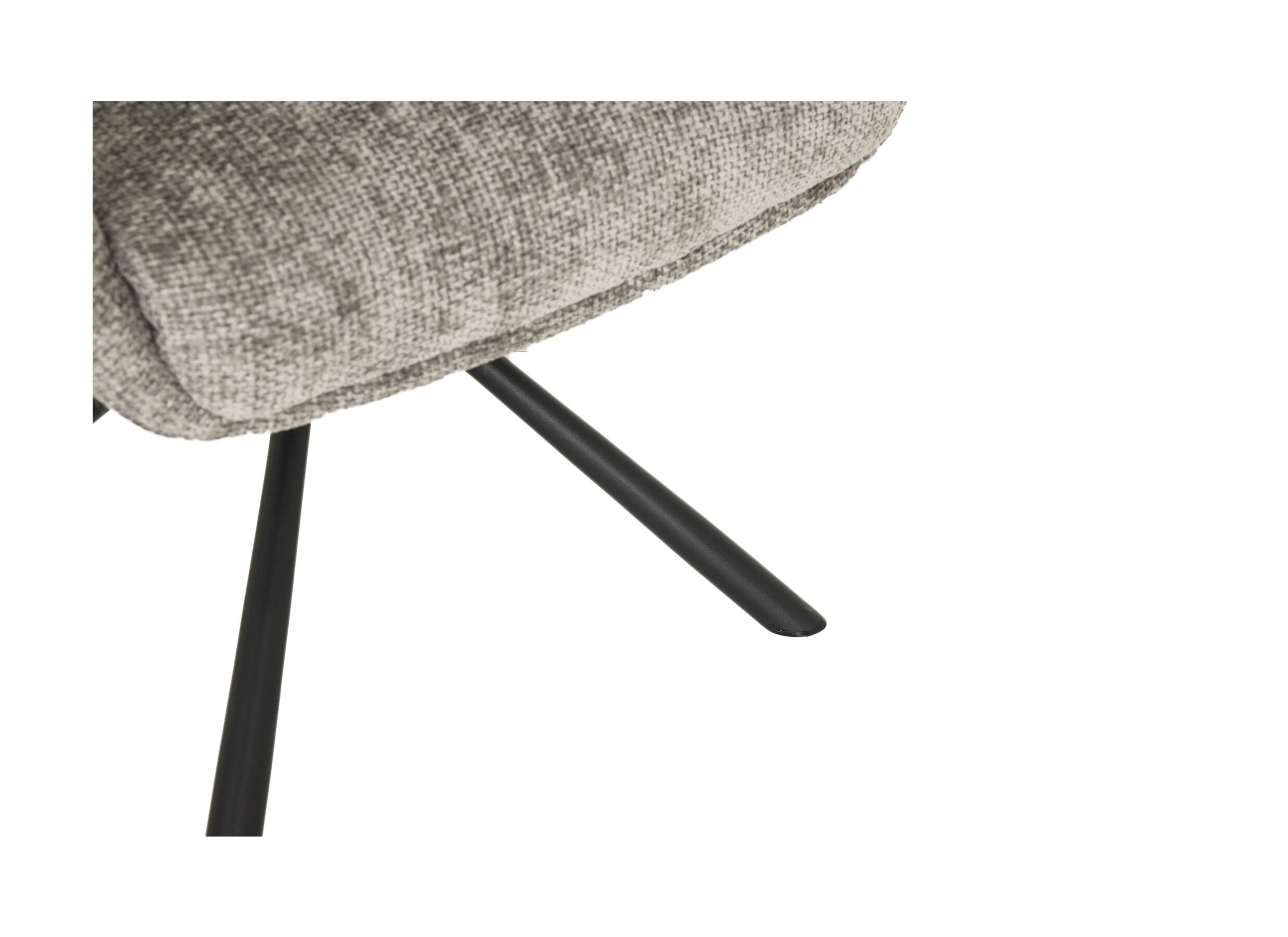 Detailfoto - Draaistoel Jump 47x60x88cm - stof - lichtgrijs