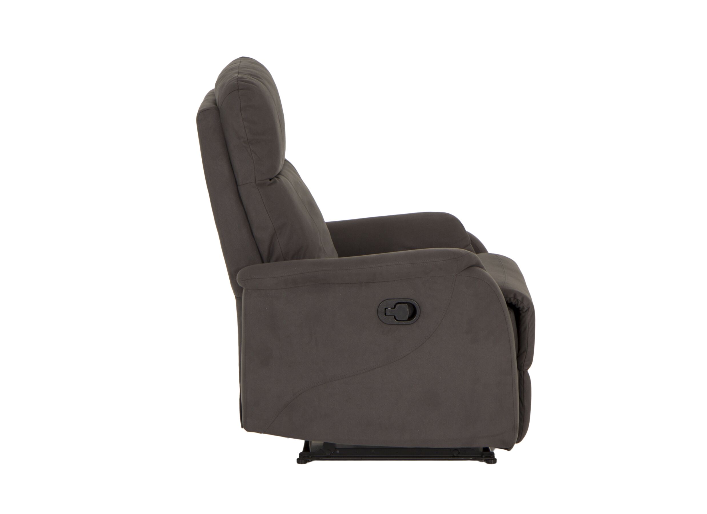 Fauteuil relax Gancedo tissu - anthracite