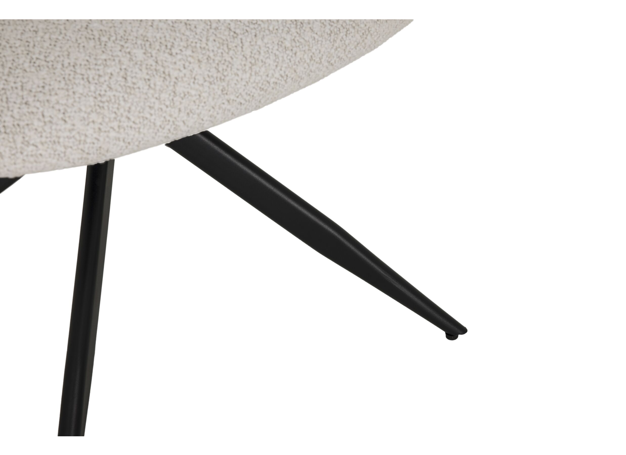 Detail - Chaise pivotante Pilar 60,5x58,5x78,5cm - tissu - beige