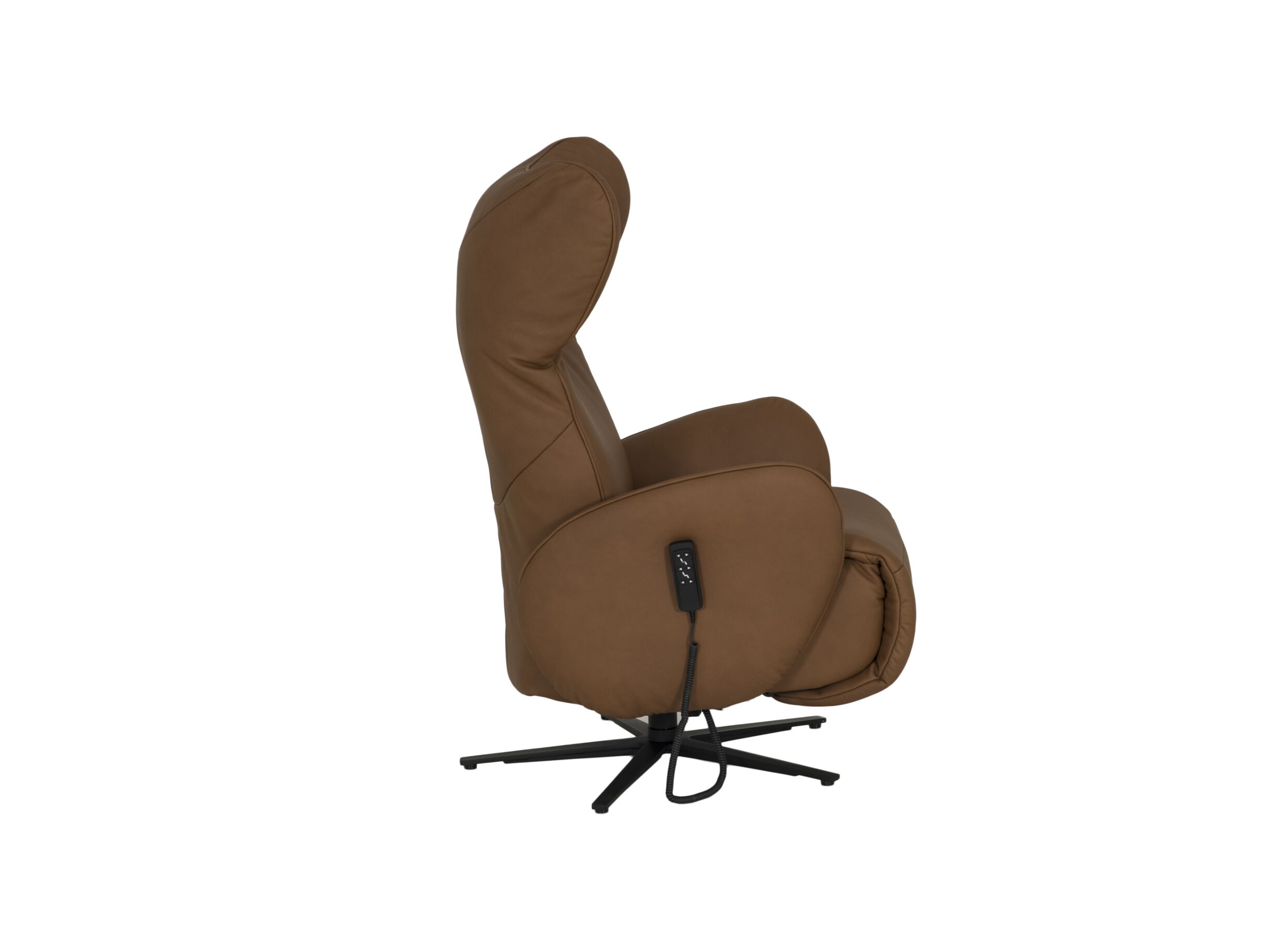 Aperçu - Fauteuil relax 7589.51V électrique - cuir - brun