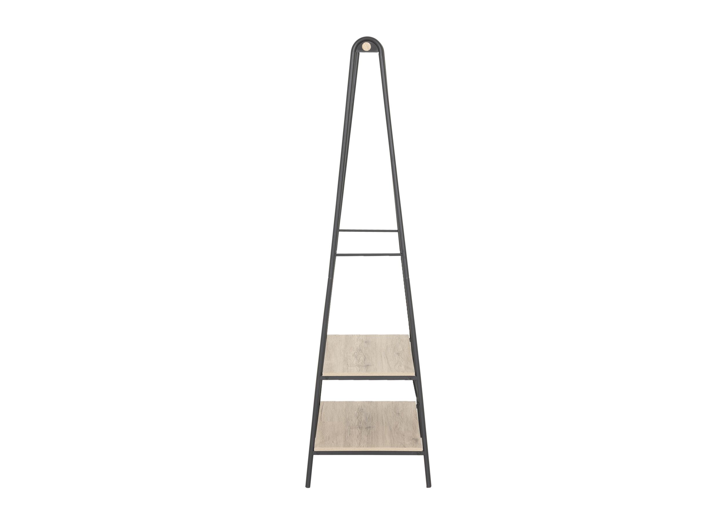 Overzichtsfoto - Kledingrek Hive 95,5x46x165cm - decor & metaal - white ash & zwart