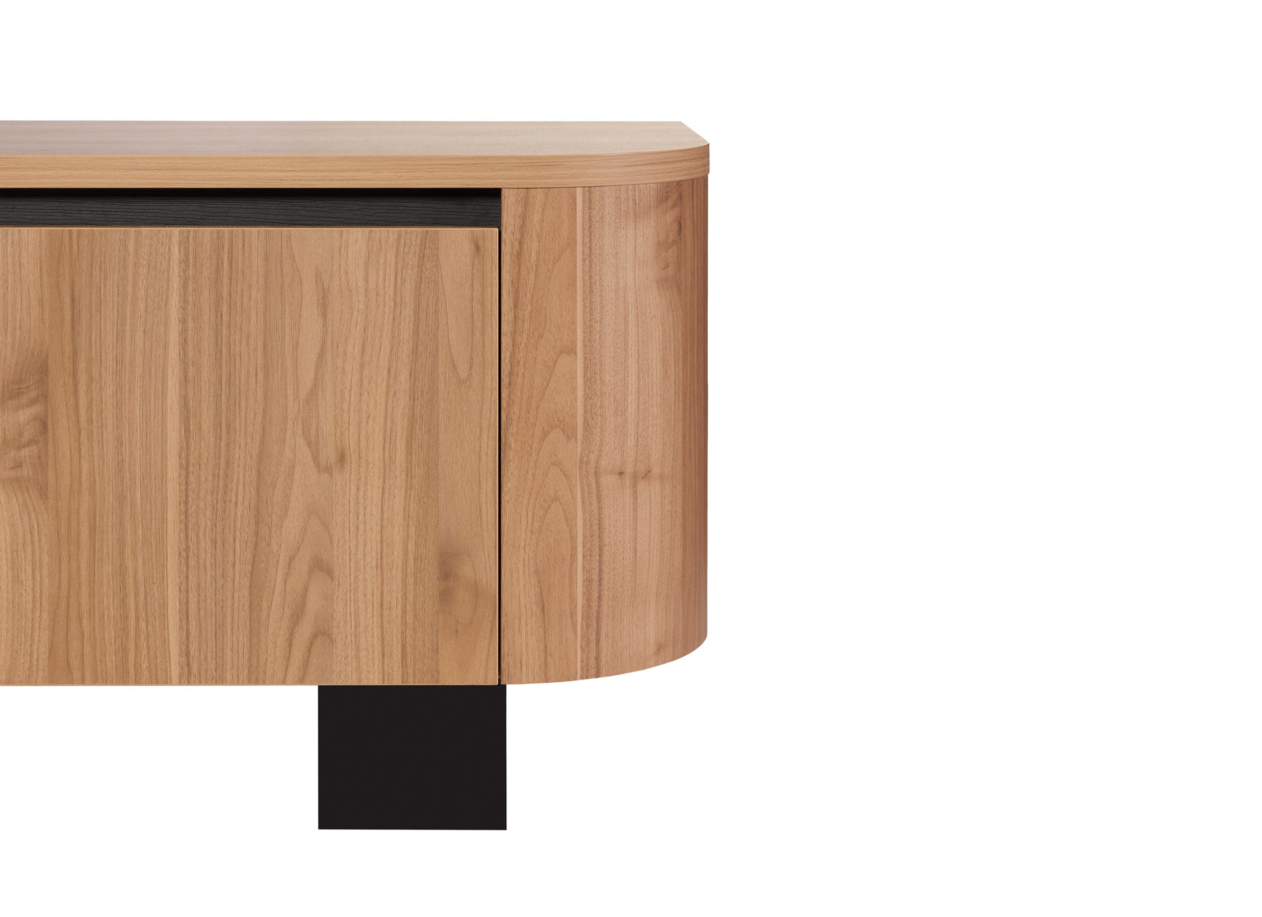 Detail - Meuble TV Valerio 170cm - mélamine - noyer clair