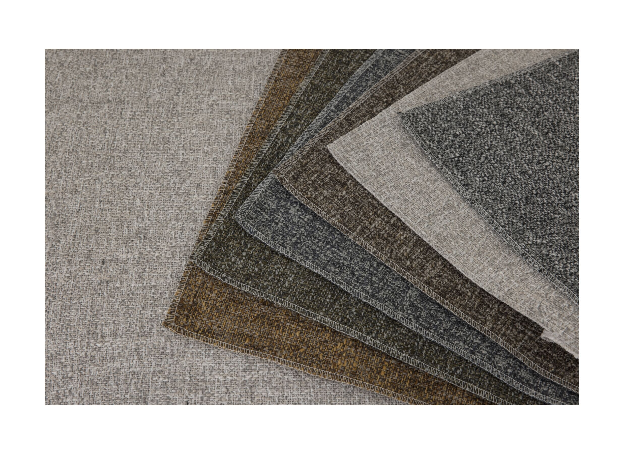 Couleurs - Canapé Raja 364x135cm - tissu - beige