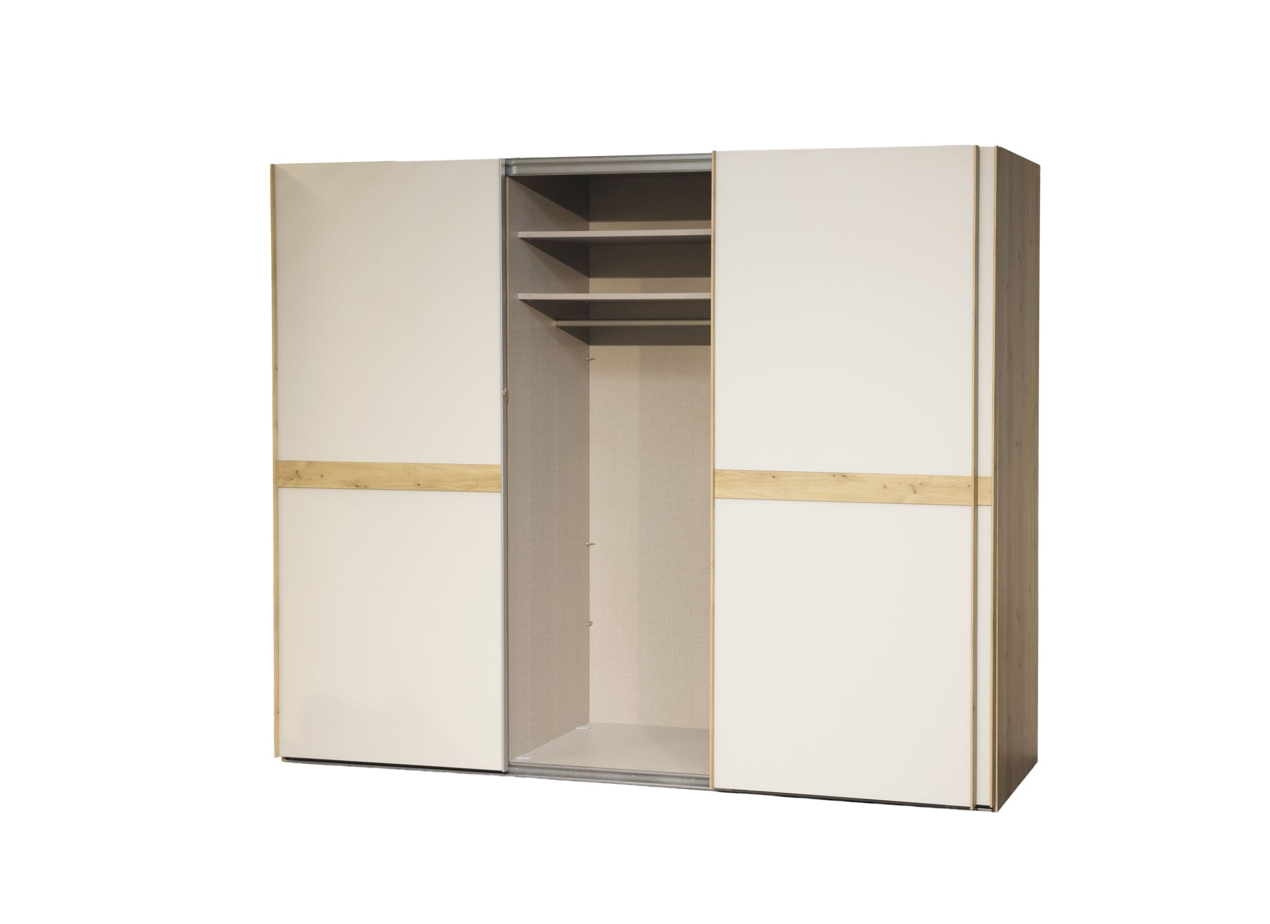 Disposition - Armoire à portes coulissantes 270cm - décor - champagne