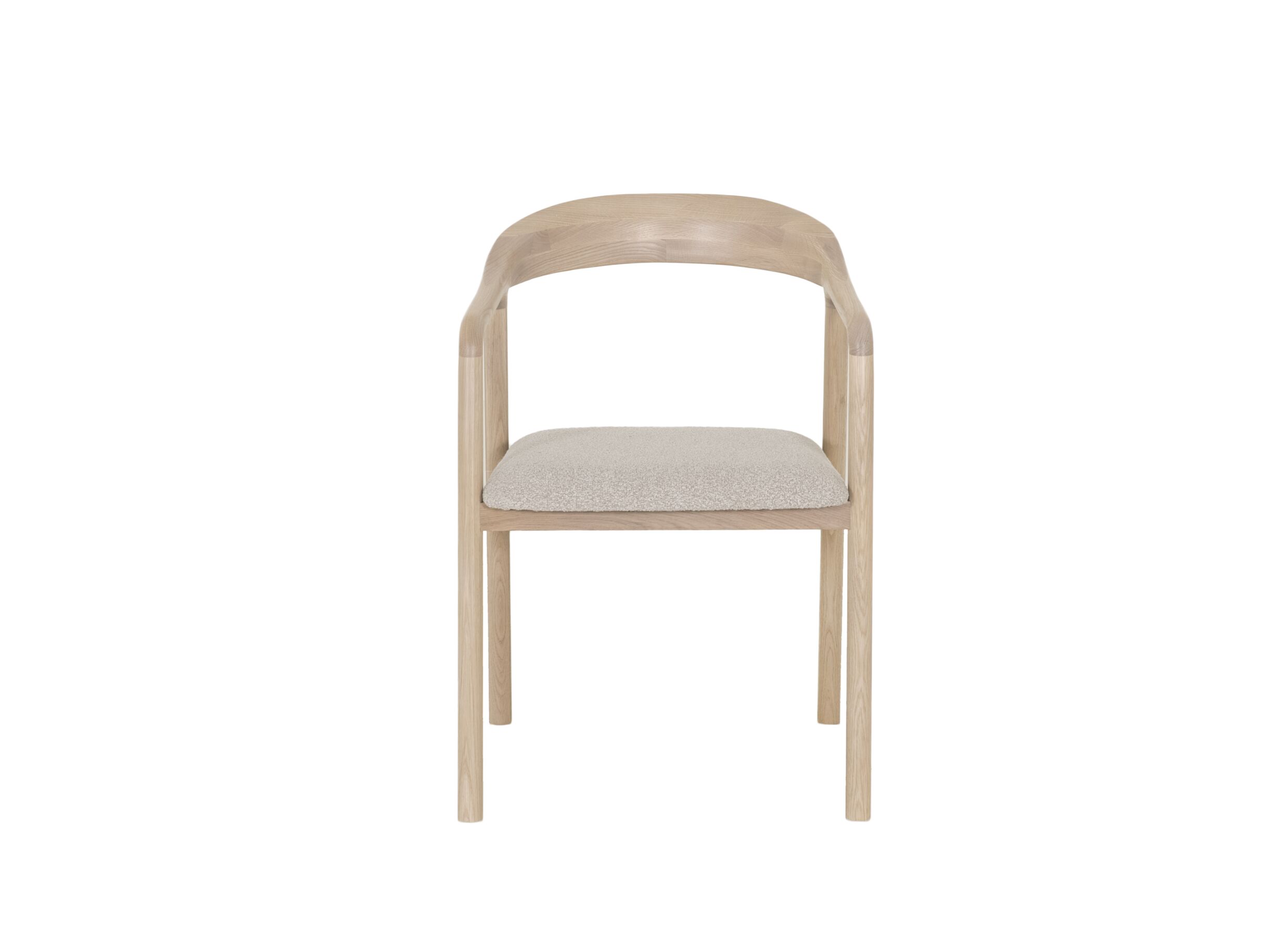 Overzichtsfoto - Stoel ST2410 eik massief - beige