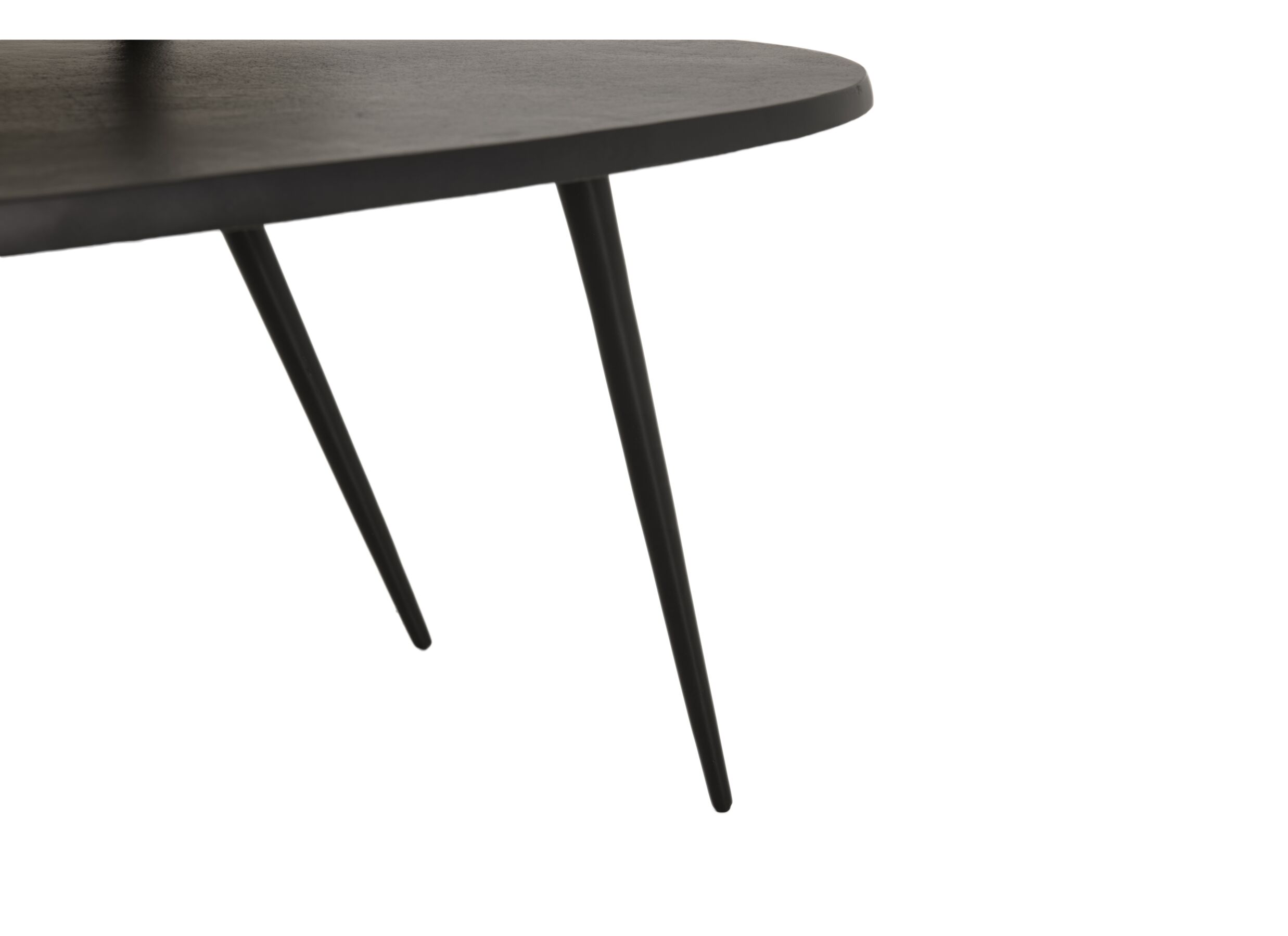 Salontafel Victor ovaal goud zwart