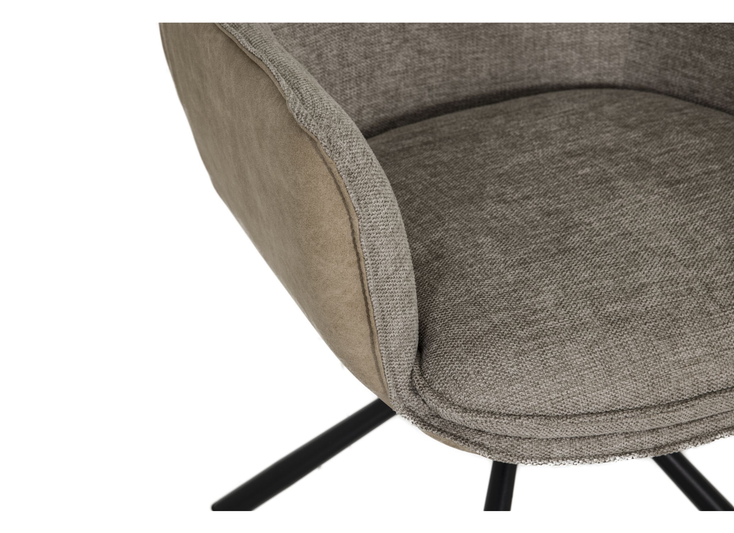 Detail - Chaise pivotante Orfeo 64x66,5x84,5cm - fibre polyester - beige