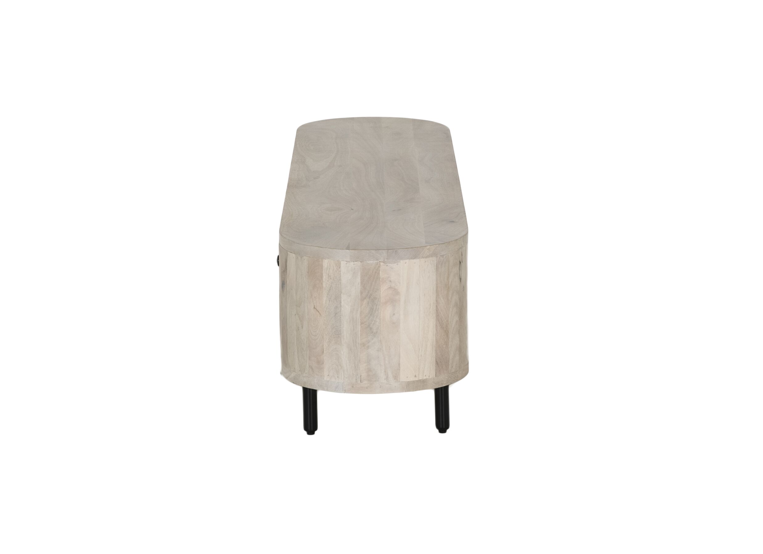 Overzichtsfoto - Tv-meubel Limes 180cm - mango massief - wit & beige