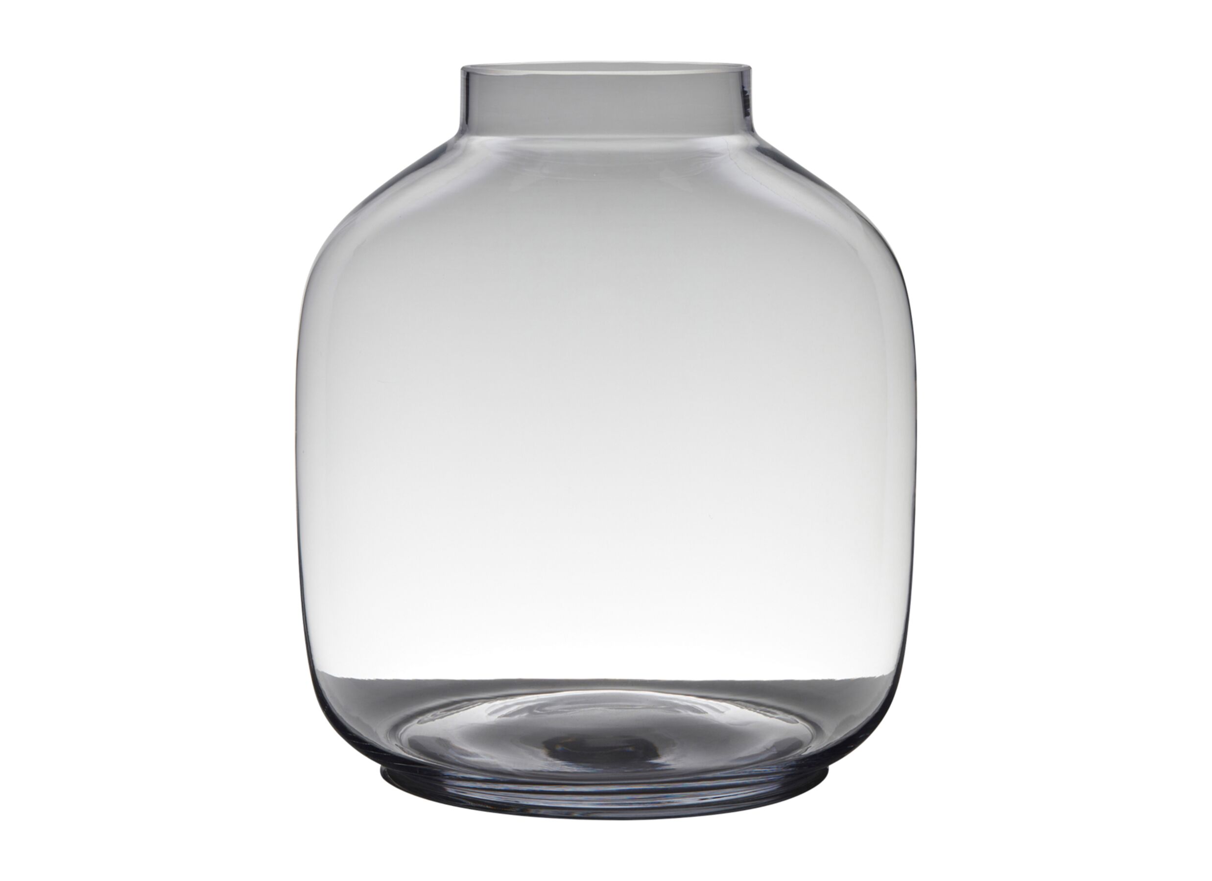 Plus Important - Vase Kato H43cm - verre - transparent