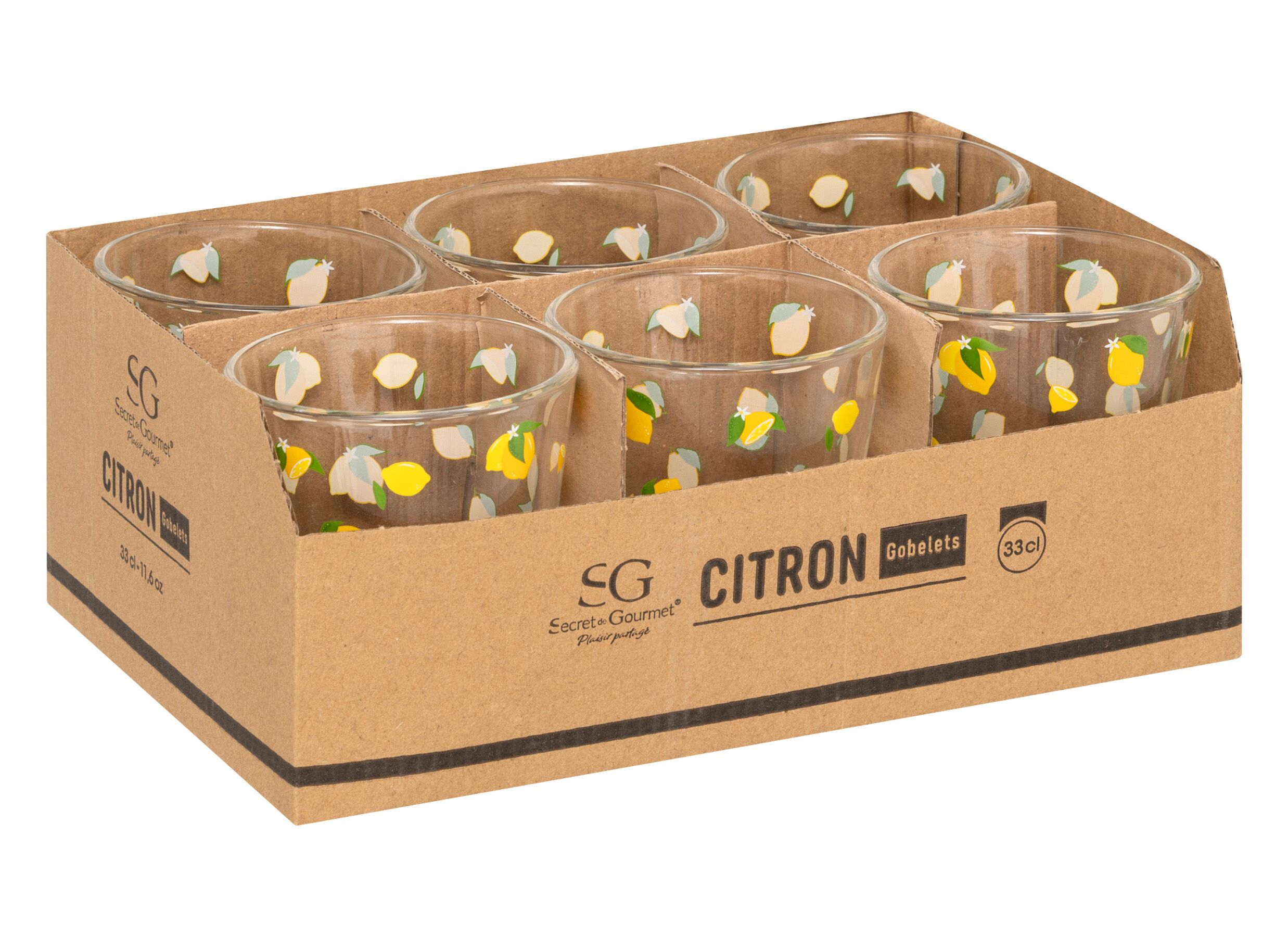 Aperçu - Verre Citron 33cl - verre